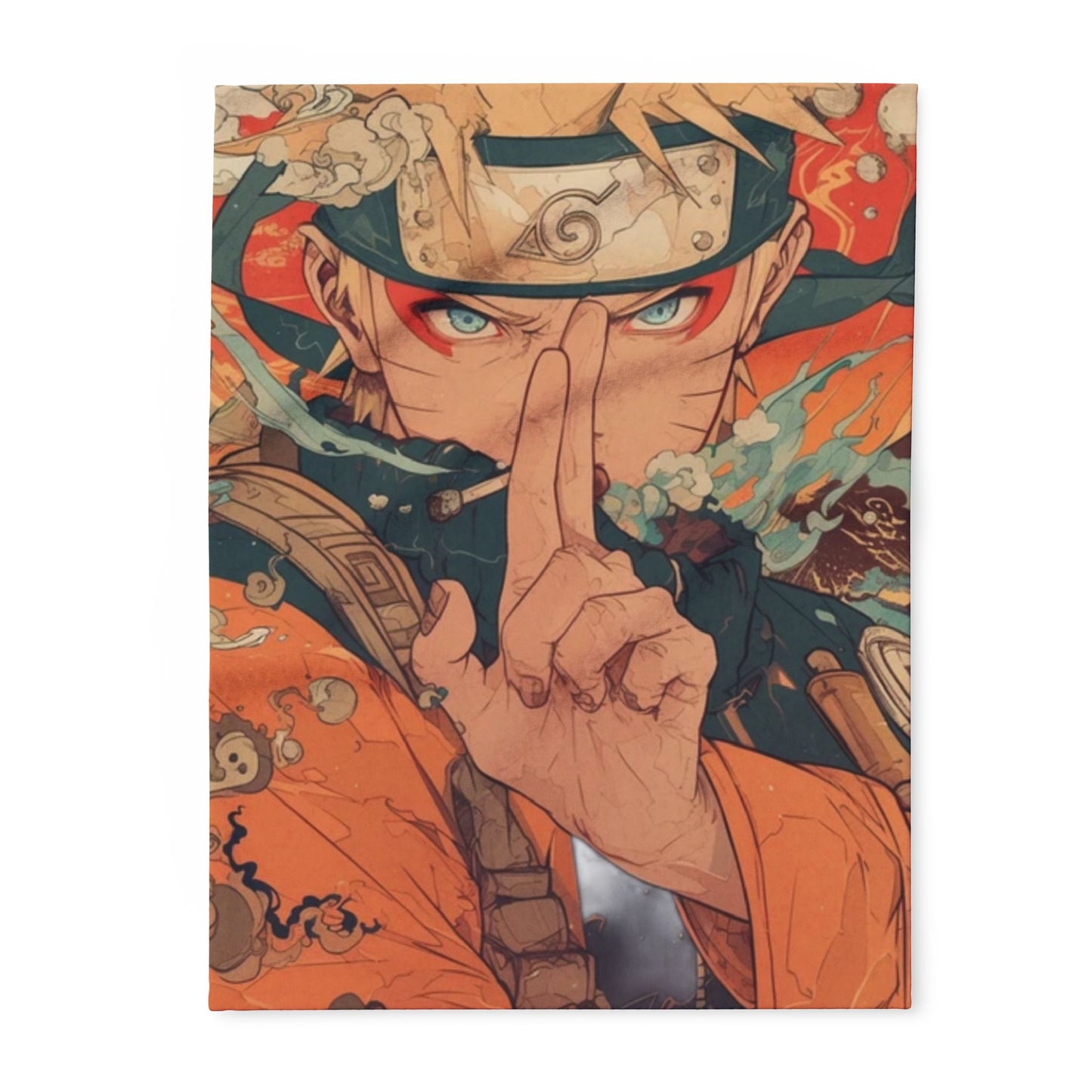Naruto Arctic Fleece Blanket, Cozy Throw for Anime Fans, Warm Home Decor, Great for Gifts, Movie Nights, Bedtime, and Lounging