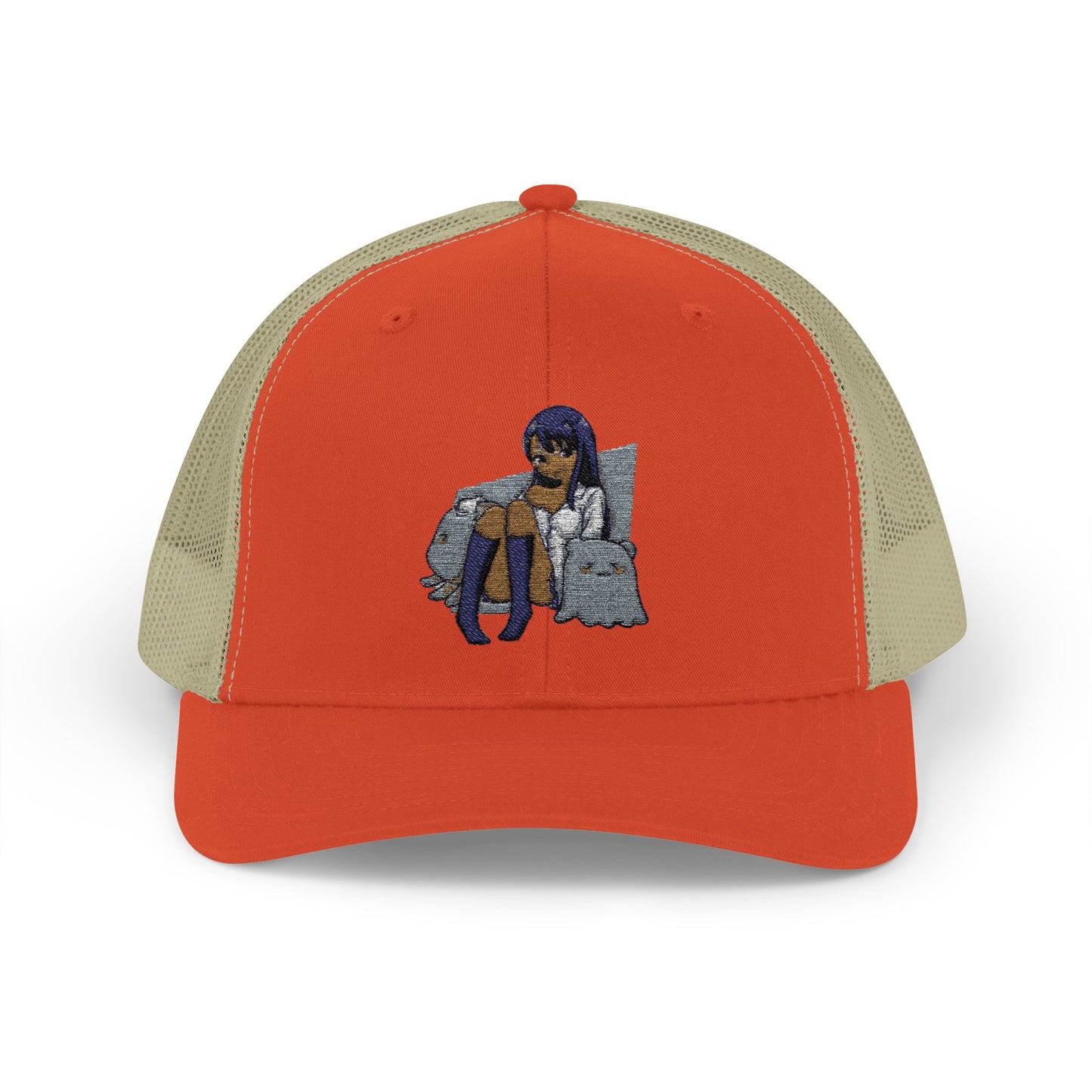 Chic Embroidered Snapback Trucker Cap, Stylish Hat for Women, Casual Fashion Accessory, Perfect Gift, Summer Vibes