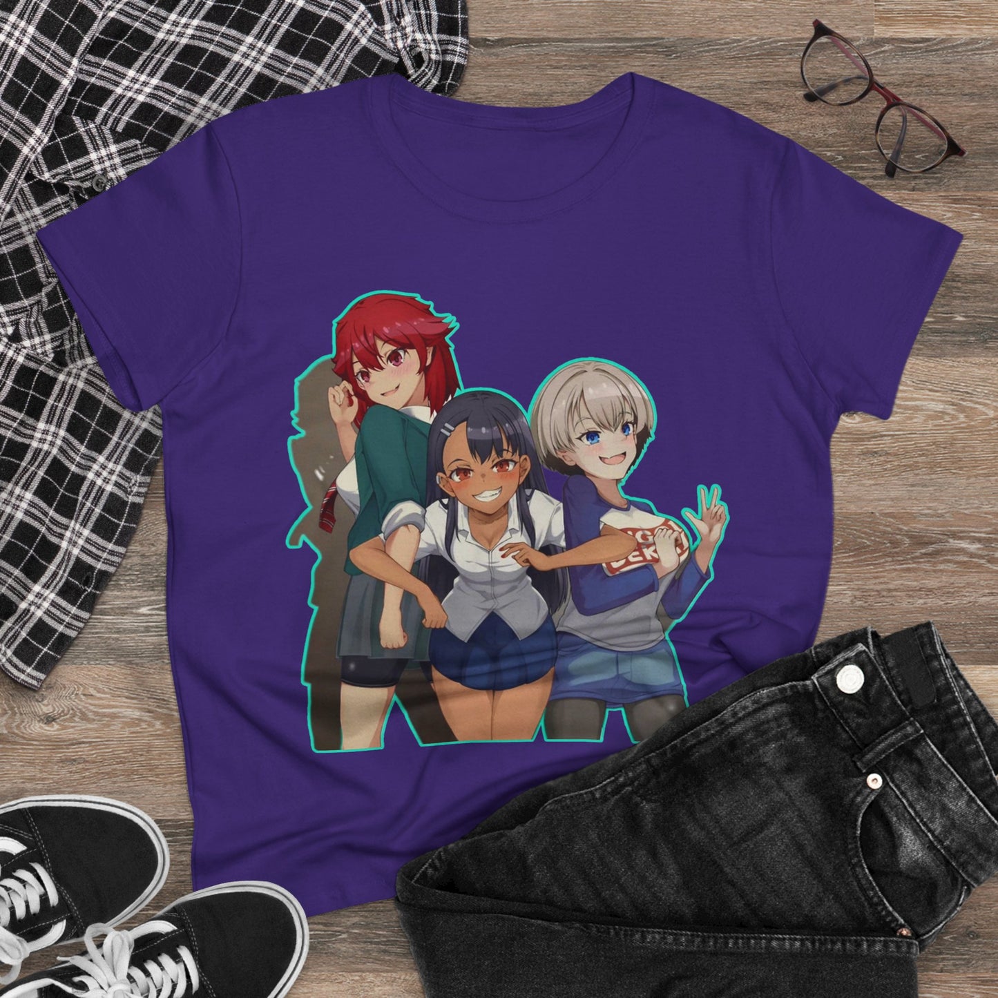 Anime-Inspired Tomo chan is a girl Women's Cotton Tee, Casual Graphic Shirt, Cosplay Tee, Gift for Anime Fans, Cute Manga Shirt
