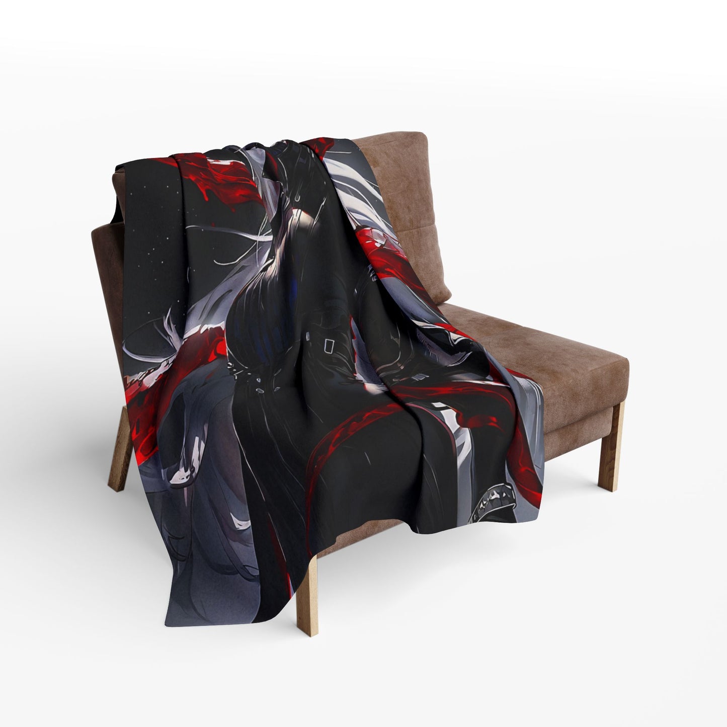 Arctic Fleece Blanket Tokyo ghoul style 3featuring Dramatic Fantasy Artwork, Cozy Throw for Home Decor, Gift for Anime Fans, Halloween Decor, Soft Plush [...]