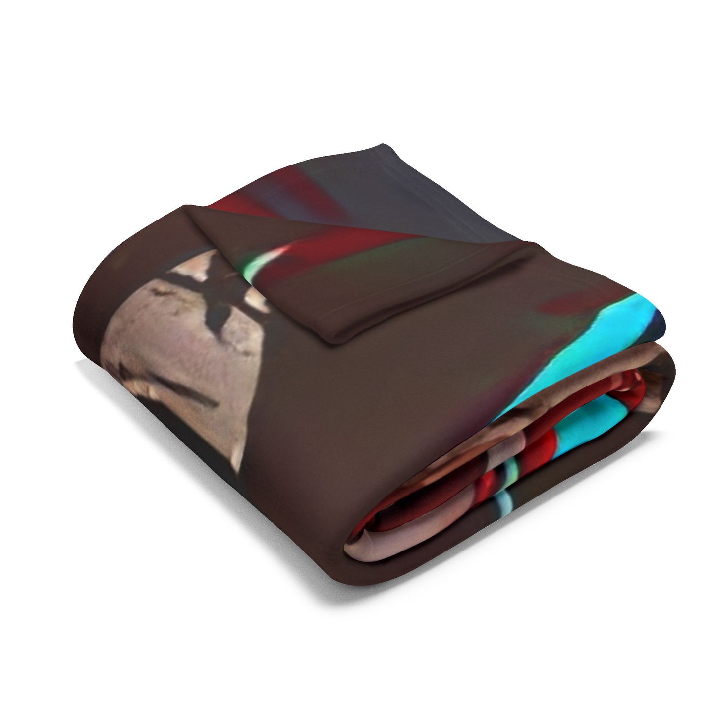 Cozy Arctic erased Fleece Blanket - Perfect for Anime Lovers, Home Decor, Snuggling, Gifts for Her, Cozy Nights