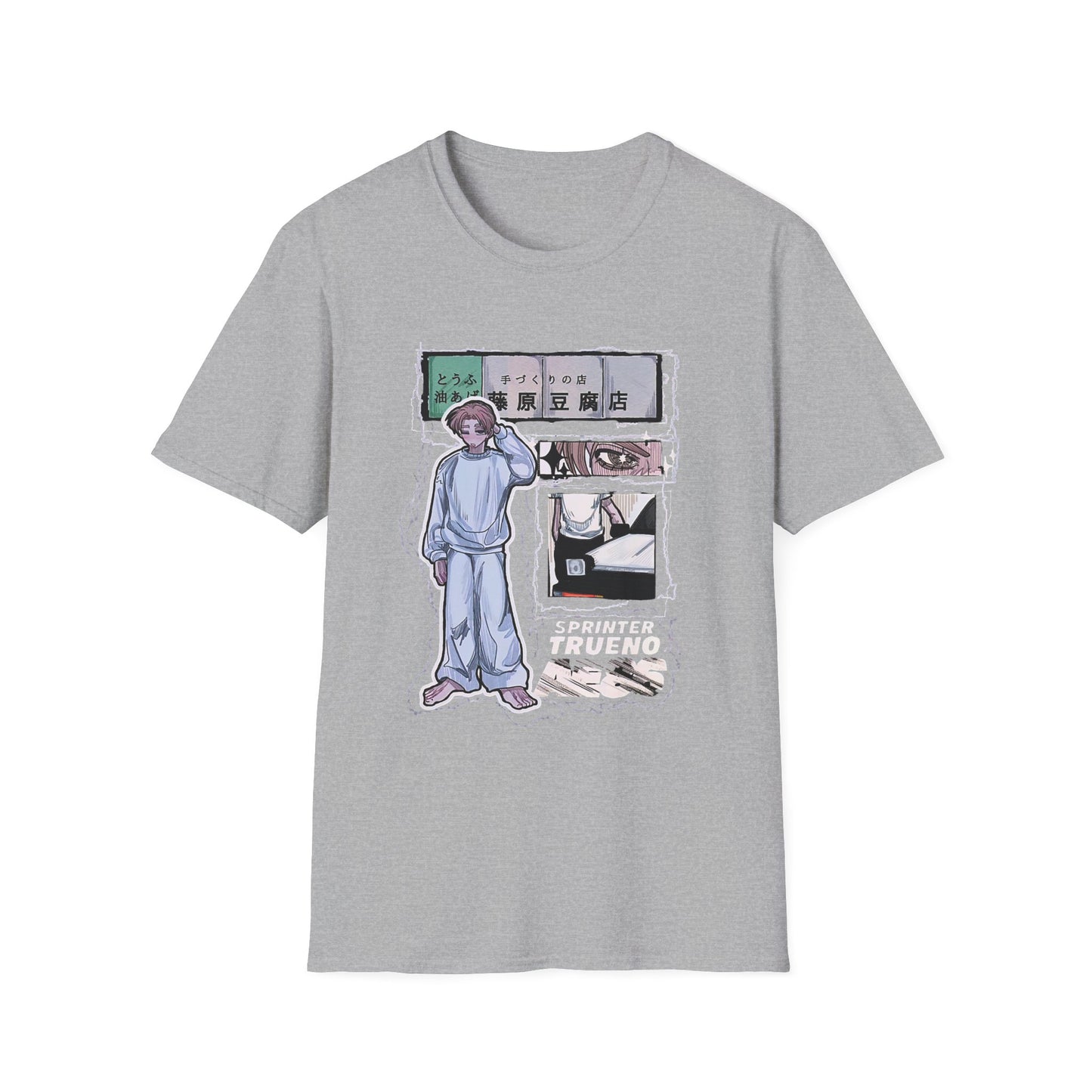 Whimsical Artistic initial D 10 Unisex Softstyle T-Shirt, Casual Wear, Graphic Tee, Creative Gift, Everyday Fashion, Unique Art Top