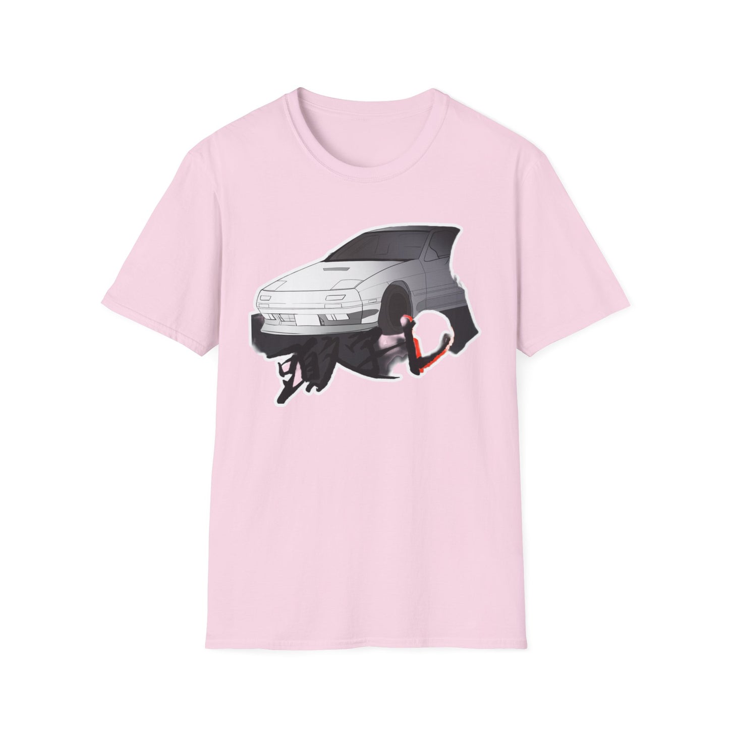 Cool Car Graphic initial D Unisex Tee, Softstyle T-Shirt for Auto Enthusiasts, Perfect Gift for Birthdays and Car Shows, Casual Everyday Wear