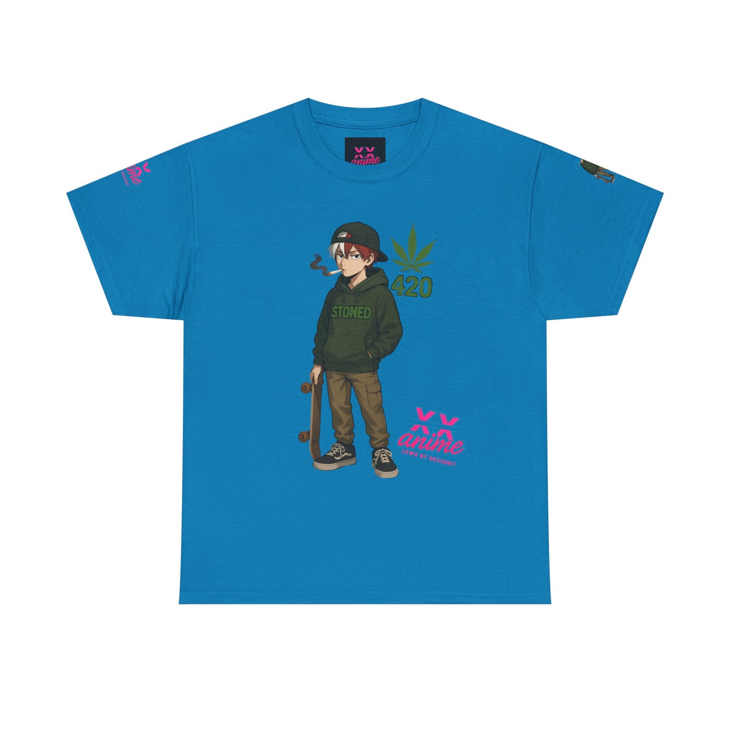 Anime-Inspired Unisex Heavy Cotton Tee, Streetwear, Gamer Style Shirt, Cool Graphic T-Shirt, Casual Anime Fashion, Perfect for 420 [...]