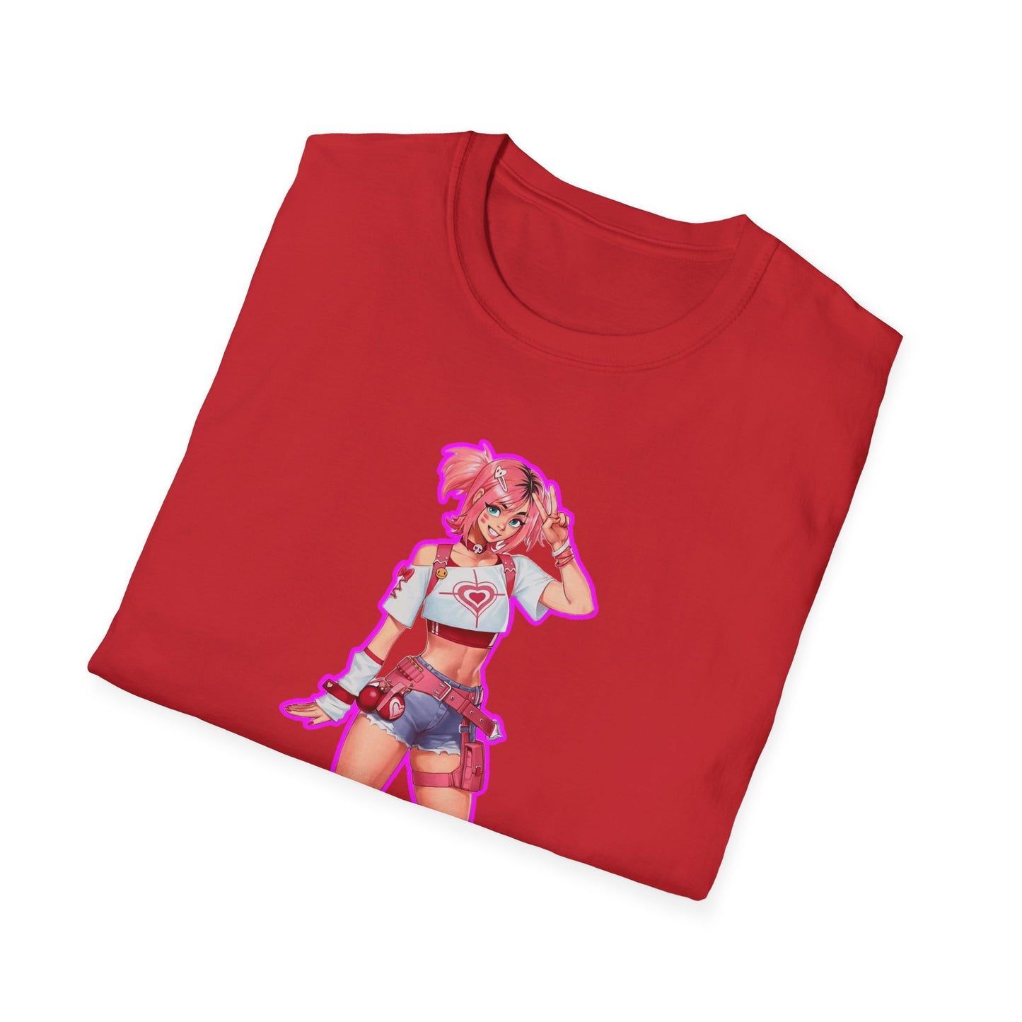 Vibrant Graphic spooky season fortnite 2Tee, Unisex Softstyle T-Shirt, Trendy Casual Wear, Perfect for Parties, Gift for Anime Lovers, Unique Statement Shirt