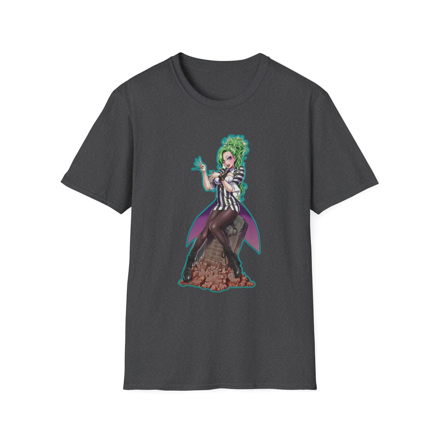 Anime-Inspired  spooky season masters of horror 4Unisex Softstyle T-Shirt, Unique Graphic Tee, Casual Wear, Gift for Anime Lovers, Trendy Fashion