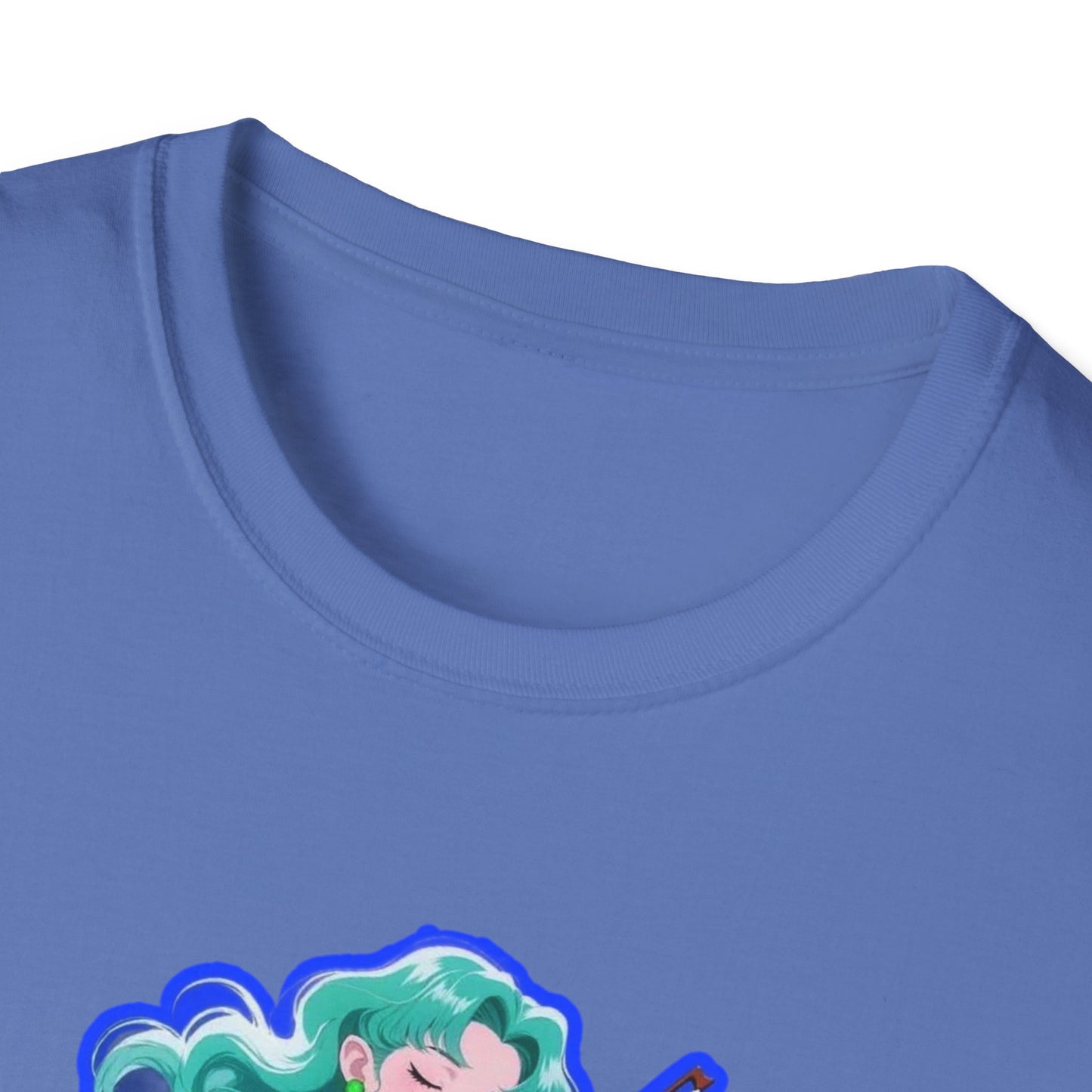 Enchanting Violinist sailor moon 7 Unisex Softstyle T-Shirt, Music Lover Gift, Casual Wear, Concert Tee, Artistic Apparel