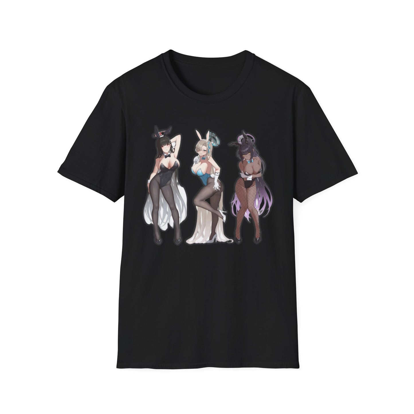 Anime-Inspired lewd bunny Unisex Softstyle T-Shirt, Cute Anime Art Tee, Casual Streetwear, Geeky Gift for Him/Her, Halloween Party Top, Graphic [...]