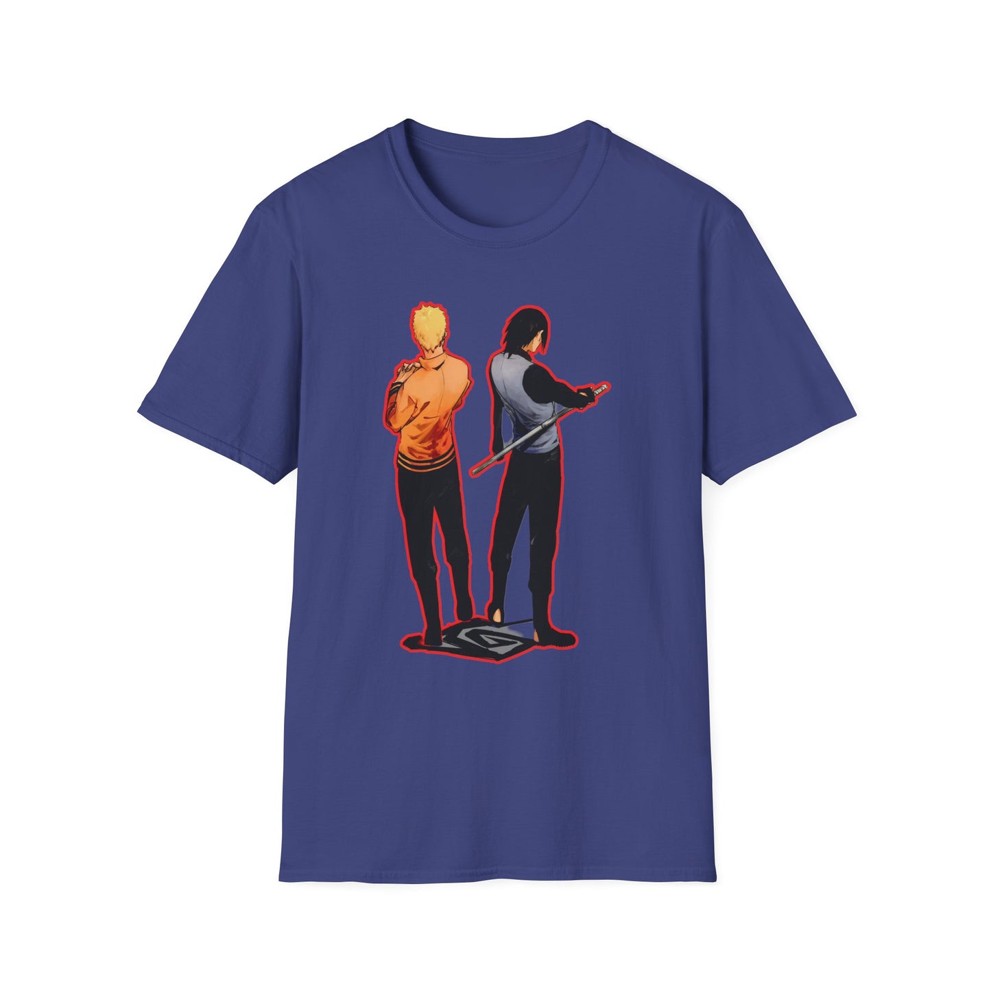 Dynamic Duo Naruto Unisex T-Shirt, Casual Graphic Tee, Perfect Gift for Friends, Birthday Apparel, Fan Merchandise