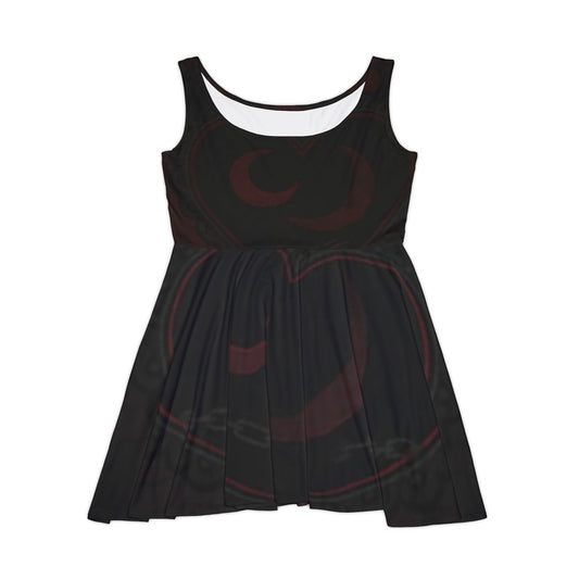 Stay lewd Skater Dress, Stylish AOP Dress for Casual Wear, Summer Parties, Festivals, Date Night, Outfit Upgrade