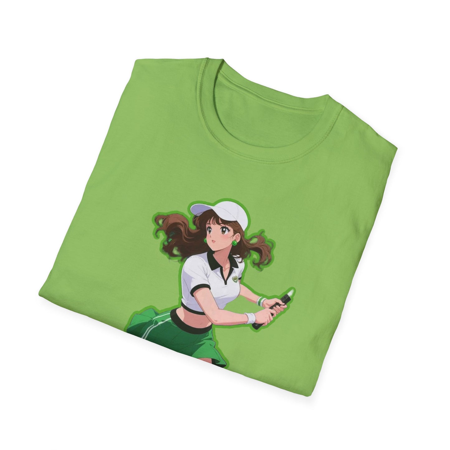 Playful Anime sailor moon 4 Character T-Shirt, Unisex Softstyle Tee, Casual Graphic Shirt, Gift for Anime Lovers, Fun Everyday Wear, Otaku Merchandise