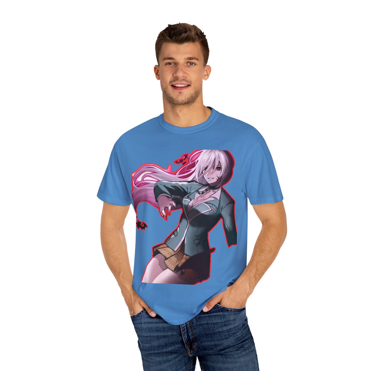 Anime-Themed T-Shirt Featuring Bold Artwork