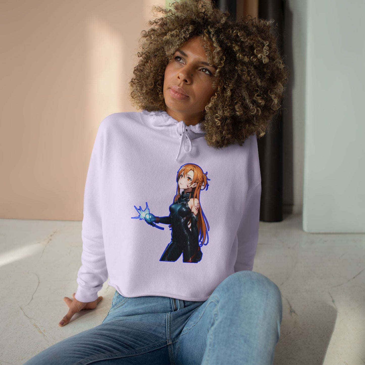 Copy of Trendy Crop Hoodie sao 2 with Unique Designs, Anime Aesthetic, Casual Streetwear, Gift for Fans, Fashion Statement