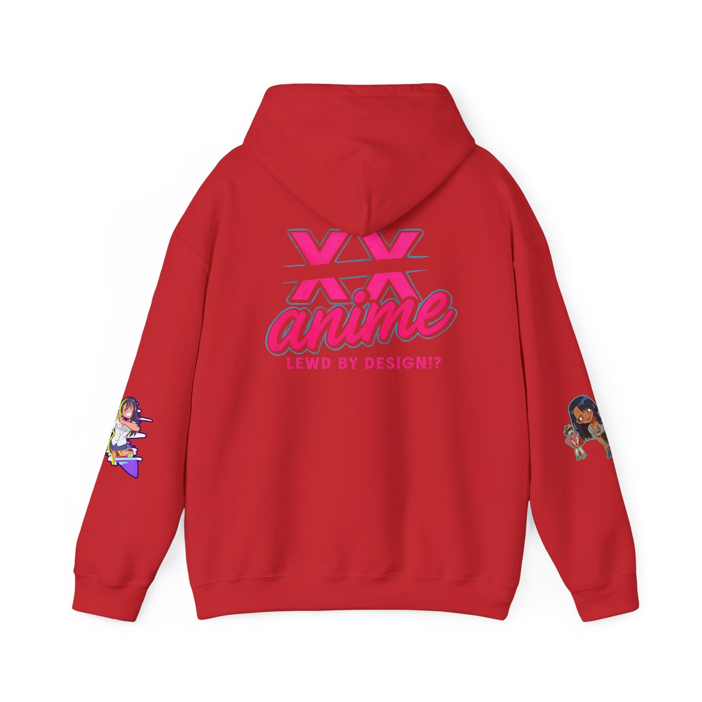 Anime-Themed Hoodie with Playful Graphics, Gift for Anime Fans, Cozy Lounge Wear, Casual Streetwear, Unique Gift Idea