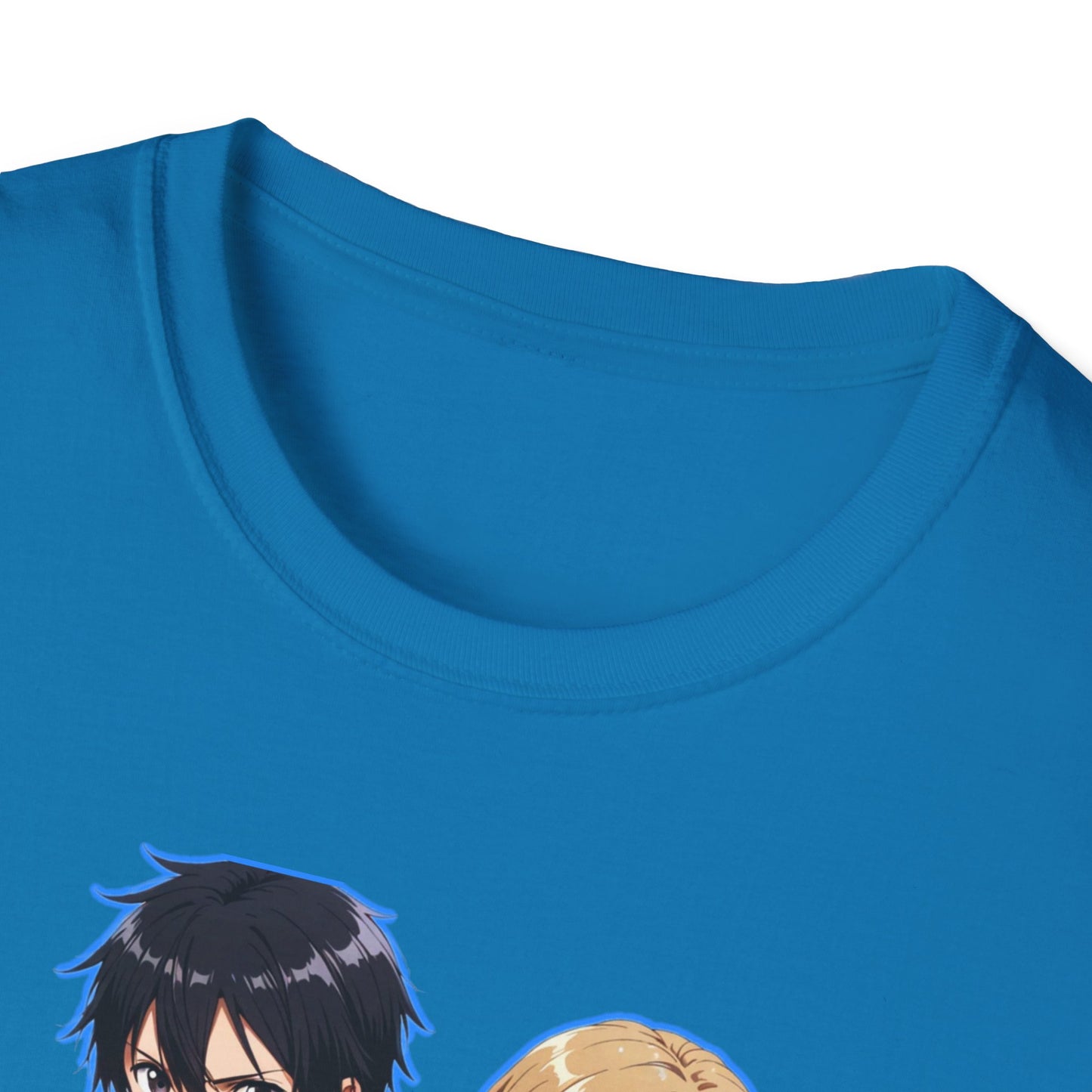 Anime-Inspired sao 10 Unisex Softstyle T-Shirt, Casual Wear, Gift for Otaku, Birthday Present, Soft Graphic Tee