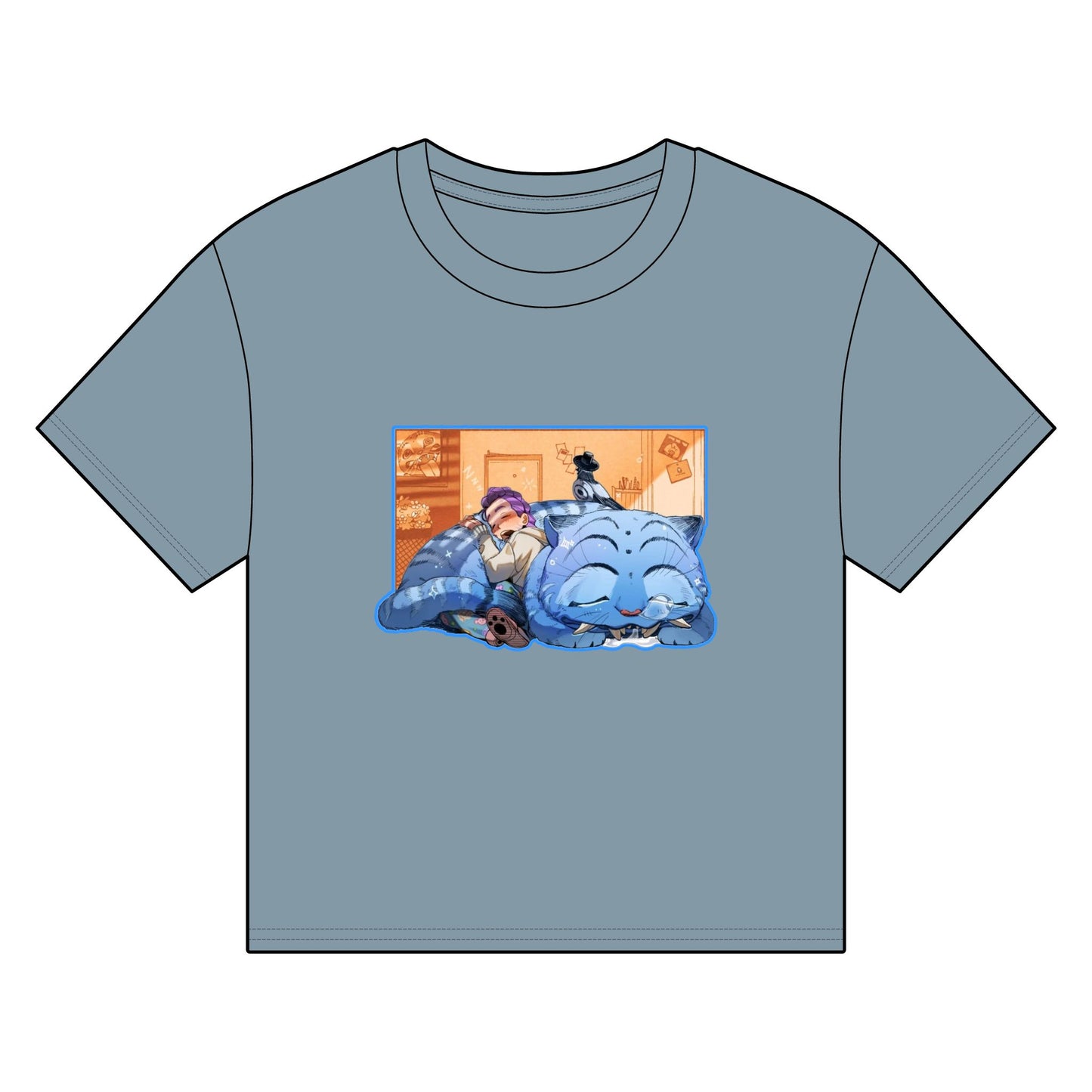 Cozy Cartoon kpop T-Shirt, Cute Graphic Tee for Fans, Festive Gift for Birthdays, Relaxed Fit Everyday Wear, Perfect for Casual Outfits