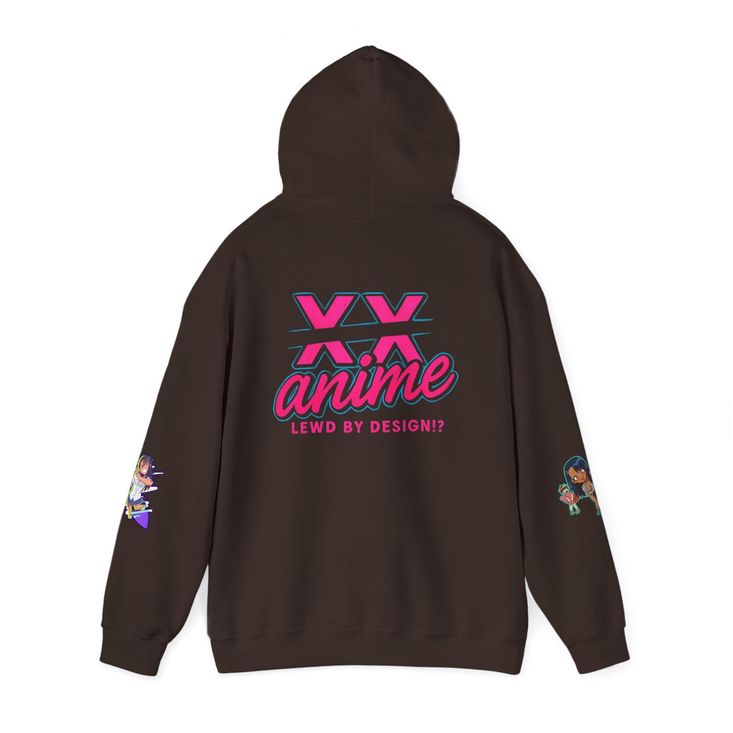 Anime-Themed Hoodie with Playful Graphics, Gift for Anime Fans, Cozy Lounge Wear, Casual Streetwear, Unique Gift Idea