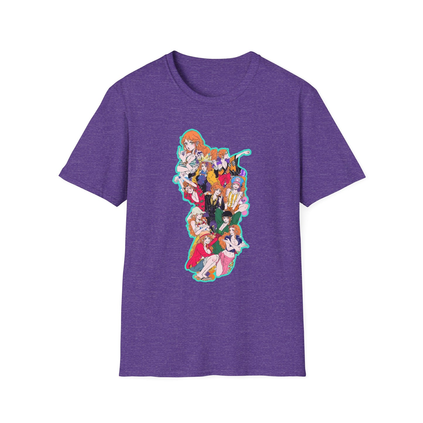 Whimsical Cartoon one piece 9 Character Unisex T-Shirt | Fun Graphic Tee, Gift for Fans, Casual Wear, Collectible Apparel, Birthday Gift