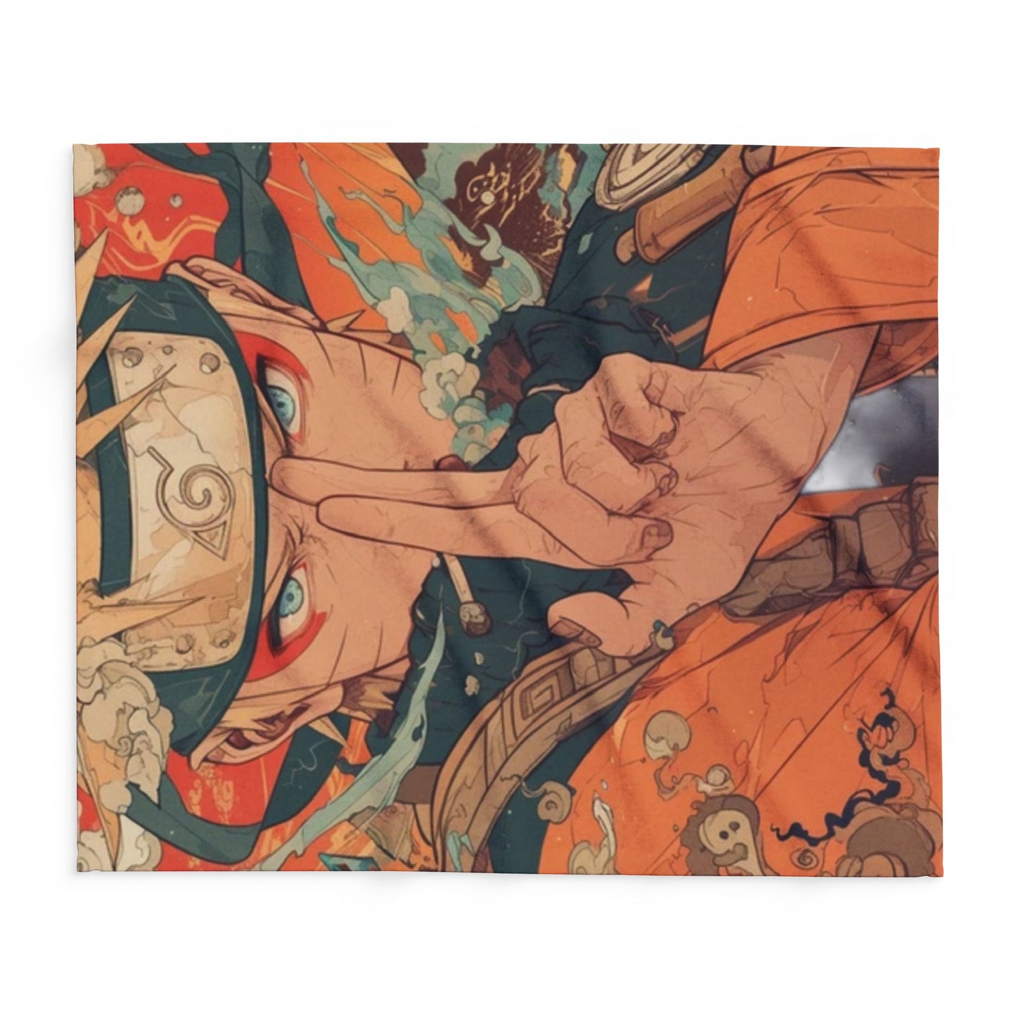 Naruto Arctic Fleece Blanket, Cozy Throw for Anime Fans, Warm Home Decor, Great for Gifts, Movie Nights, Bedtime, and Lounging