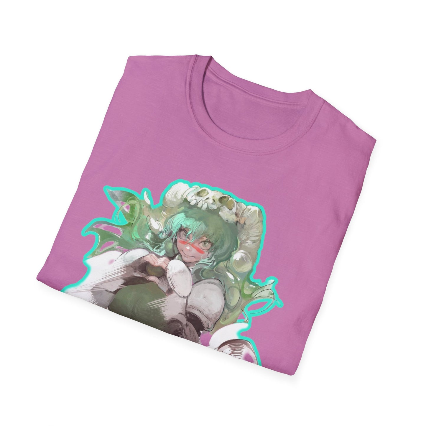 Whimsical Character bleach style 1 Graphic Tee, Cute Anime Shirt, Fantasy Apparel, Perfect Gift for Anime Lovers, Unisex Softstyle T-Shirt