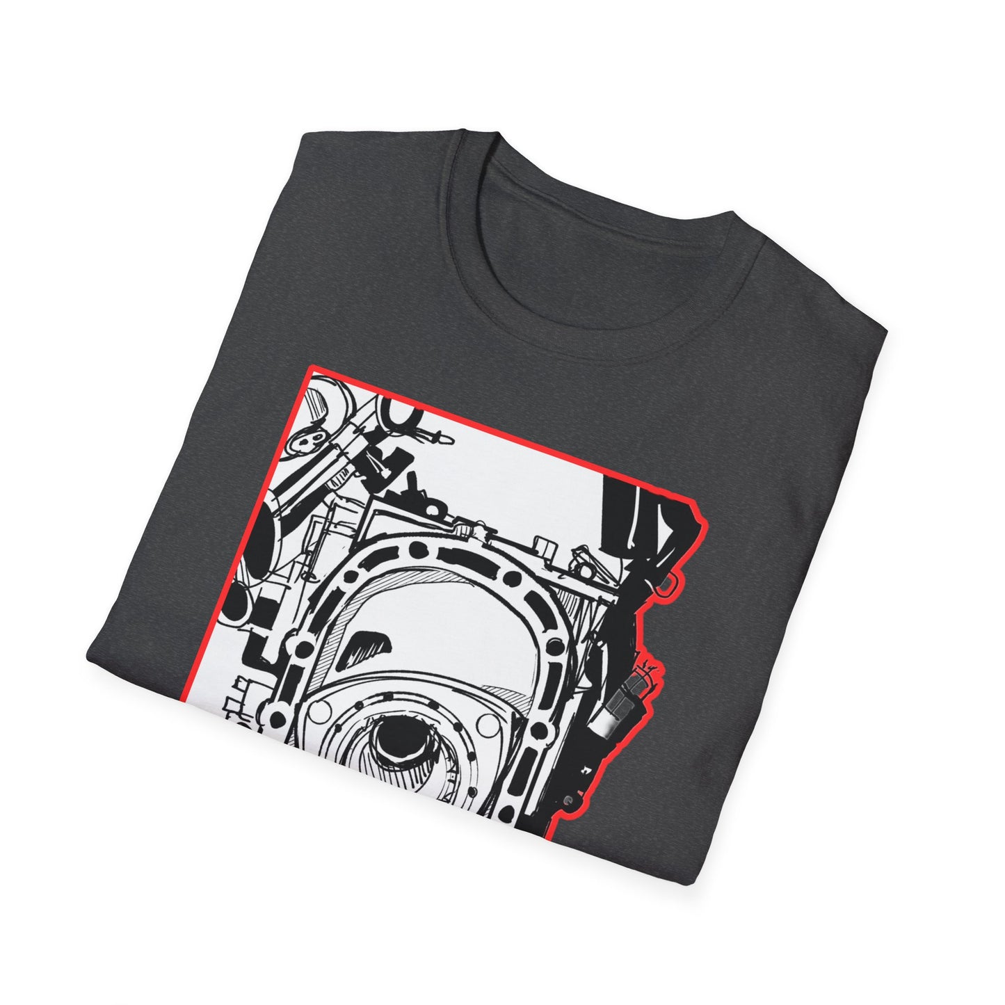 Automotive initial D 16 Eye Art T-Shirt, Gearhead Apparel, Car Enthusiast Gift, Unique Graphic Tee, Vehicle Lover's Top, Creative Statement Shirt