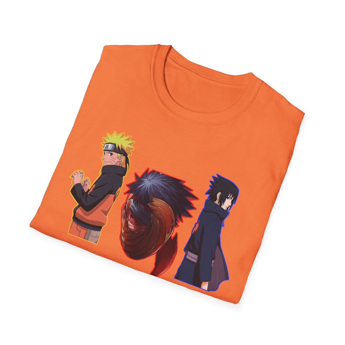 Anime-Inspired Naruto 5 Unisex Softstyle T-Shirt, Graphic Tee for Fans, Casual Wear, Gift for Birthdays, Cosplay, and Conventions