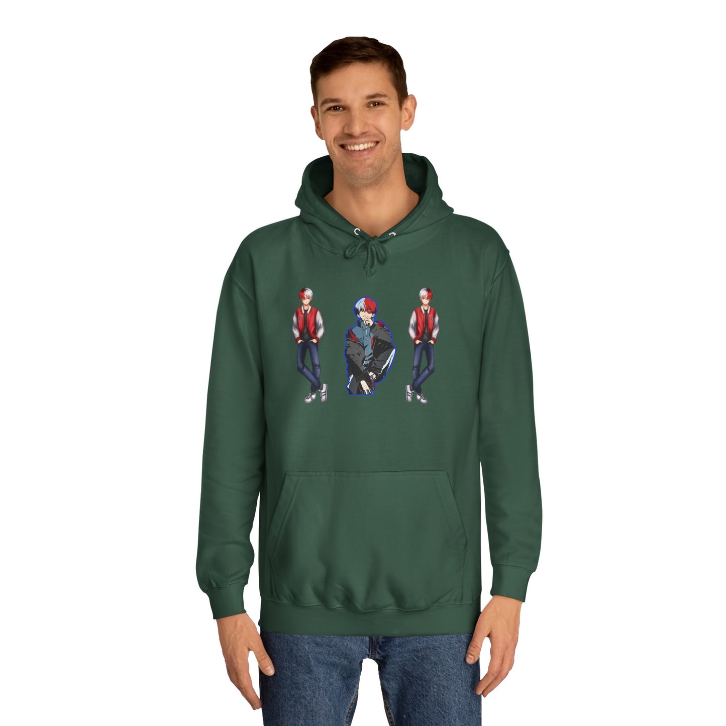 Hero school toto style Hoodie, Cozy Casual Wear, Gift for Students, Streetwear, Music Events, College Hoodie, Graphic Sweater