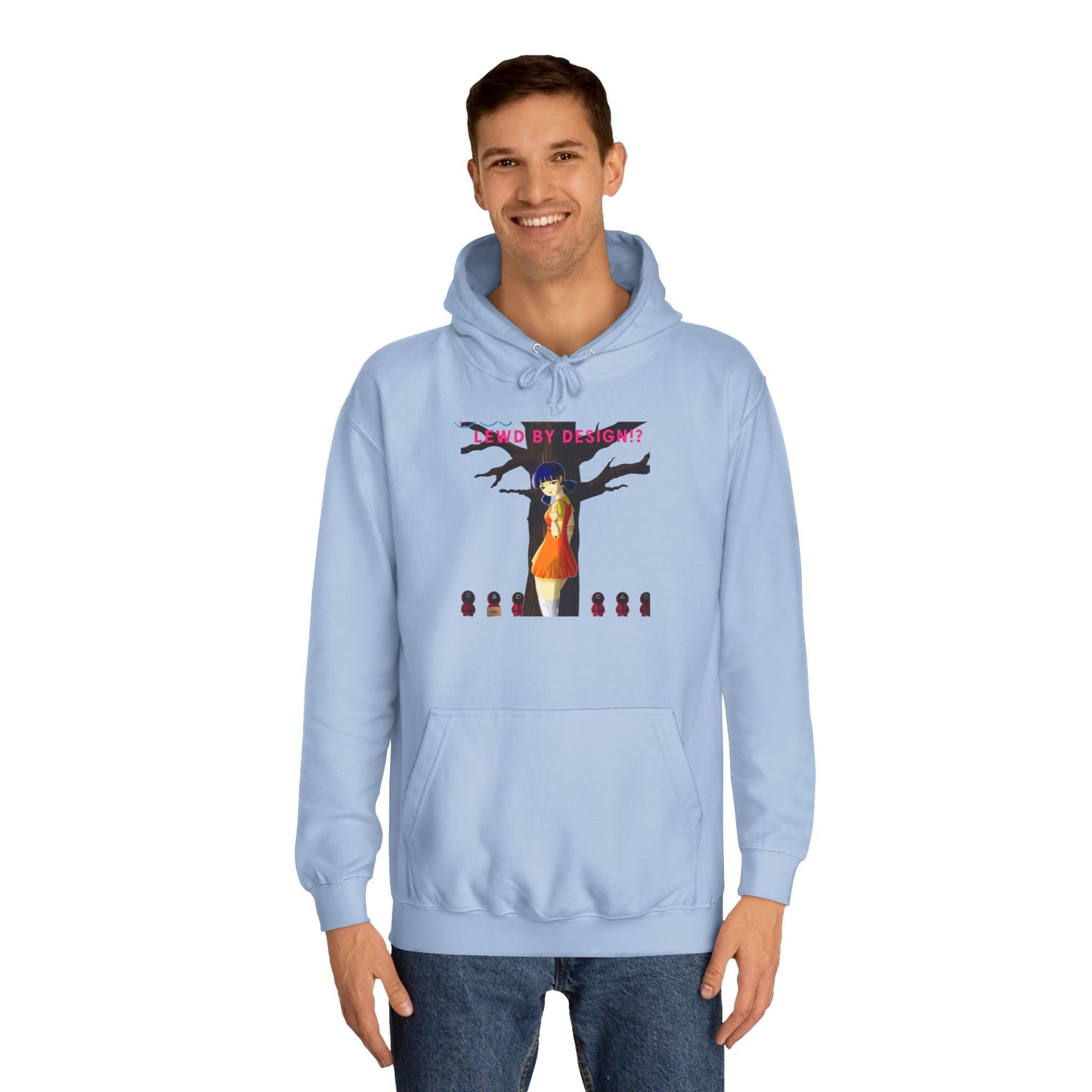 Trendy Anime College Hoodie, Cozy Unisex Sweatshirt, Perfect Gift for Students, Casual Streetwear, Unique Graphic Pullover