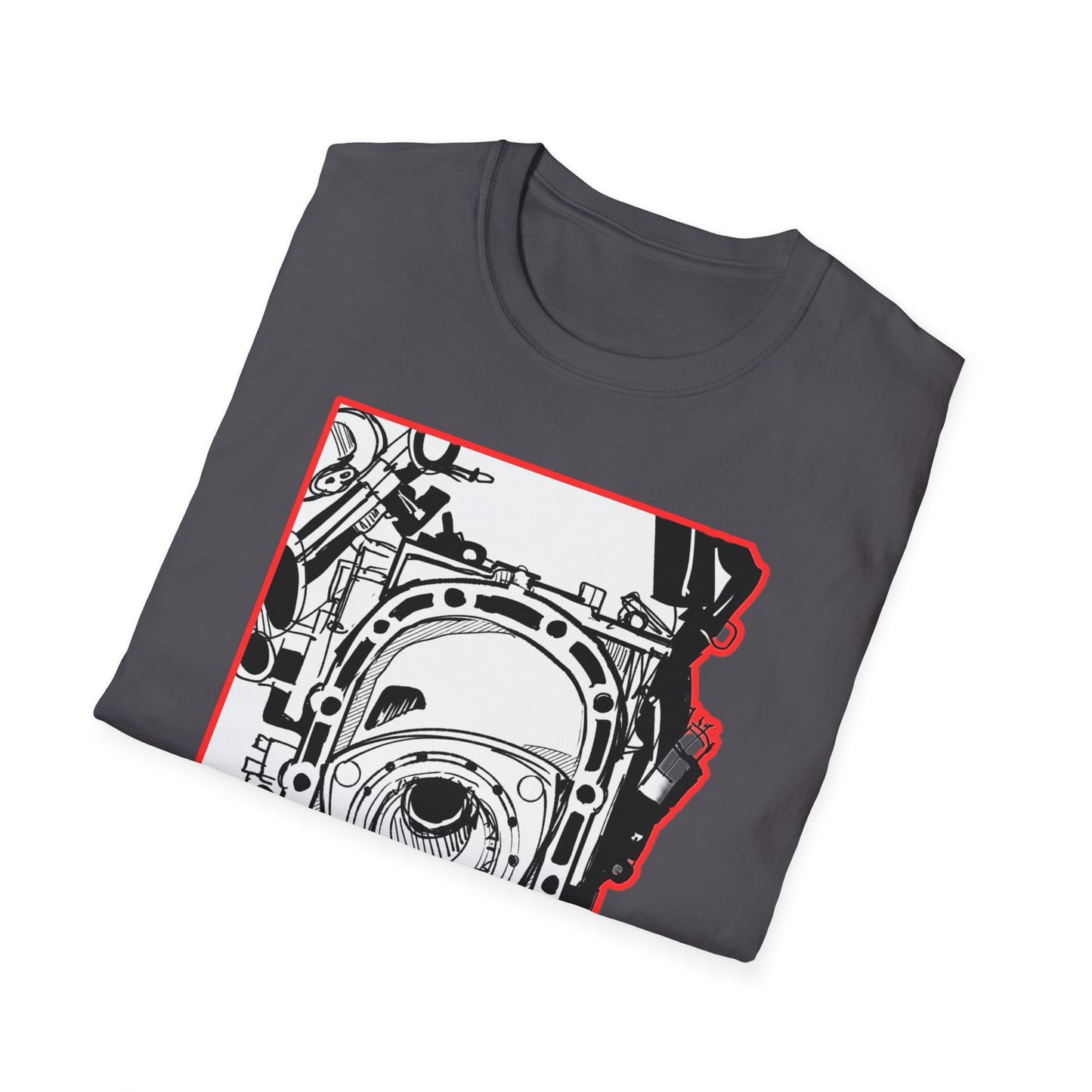 Automotive initial D 16 Eye Art T-Shirt, Gearhead Apparel, Car Enthusiast Gift, Unique Graphic Tee, Vehicle Lover's Top, Creative Statement Shirt