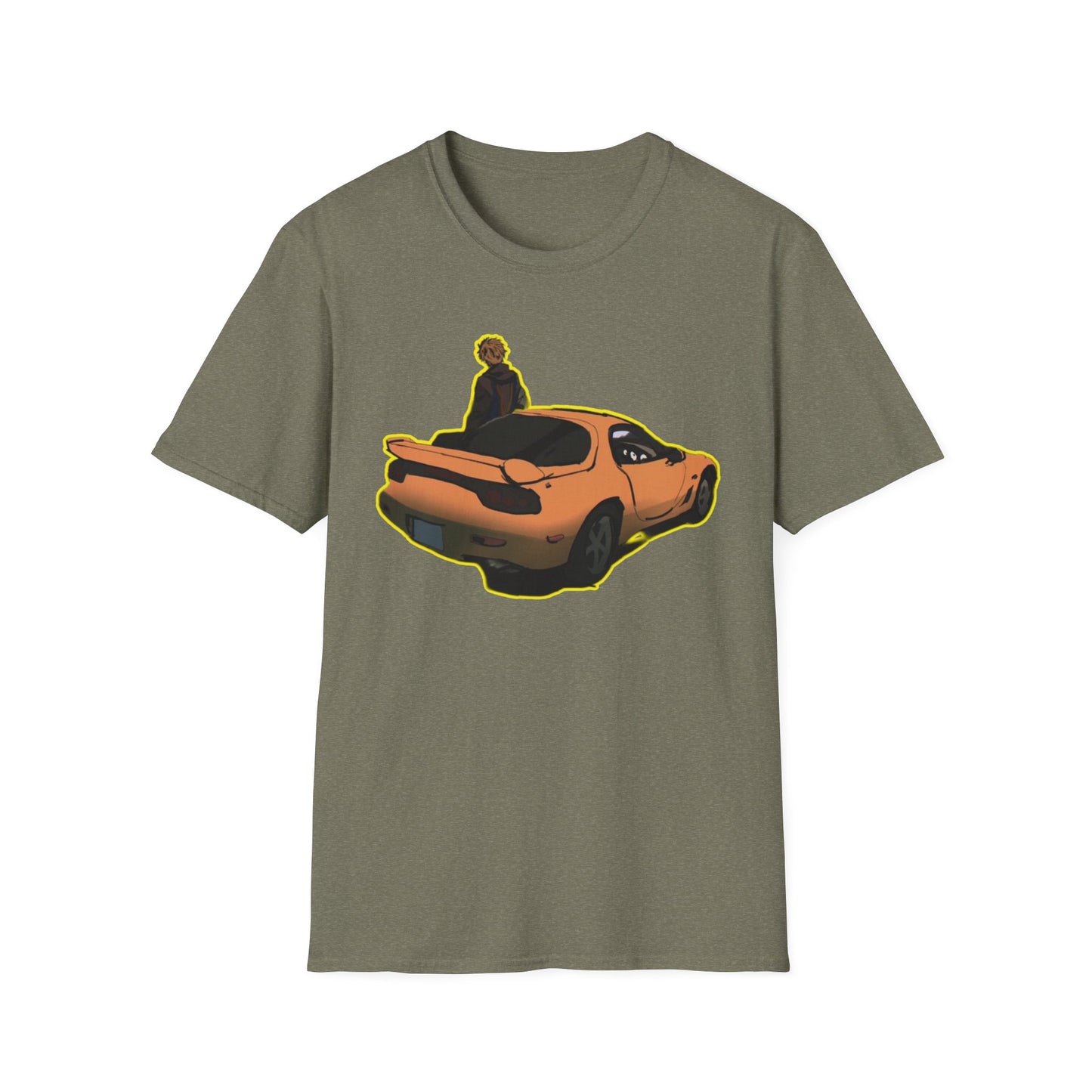 Vibrant Car Art initial D 8 Unisex Softstyle T-Shirt, Casual Graphic Tee, Gift for Car Enthusiasts, Unique Apparel for Everyday Wear, Retro [...]