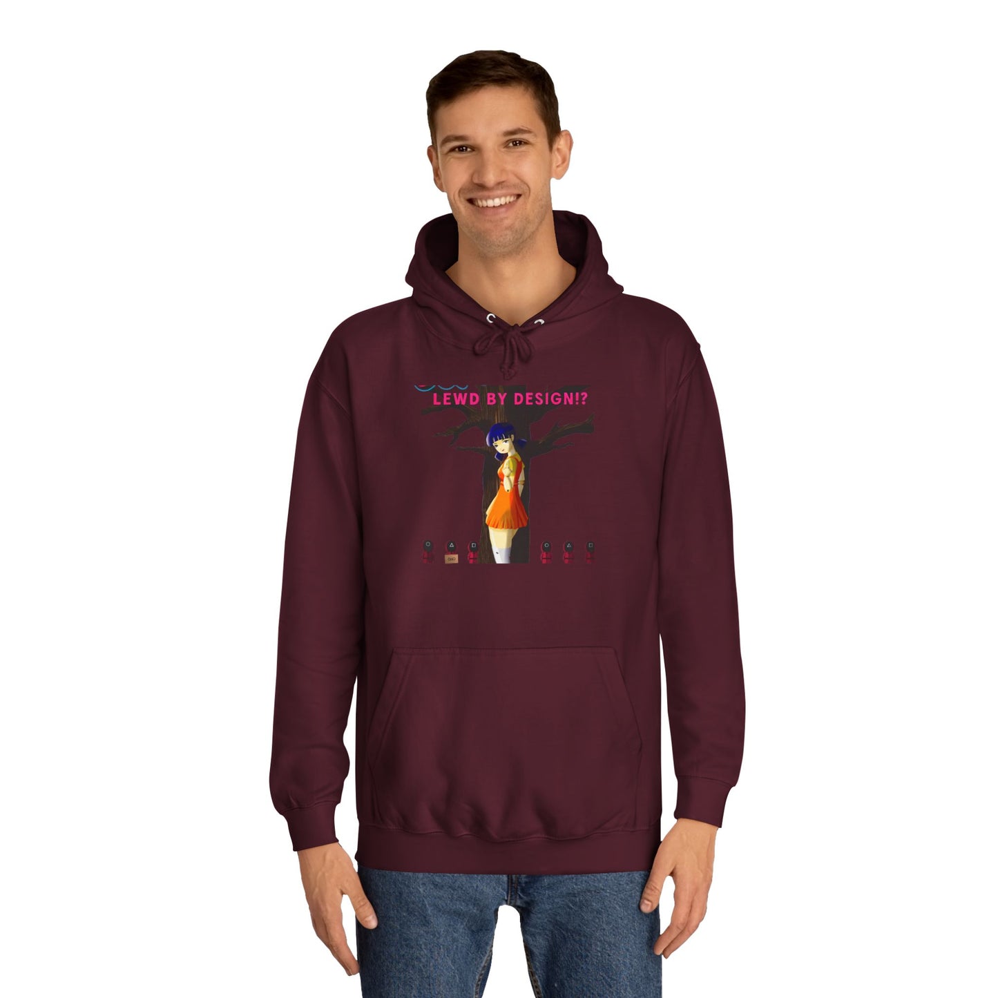 Trendy Anime College Hoodie, Cozy Unisex Sweatshirt, Perfect Gift for Students, Casual Streetwear, Unique Graphic Pullover