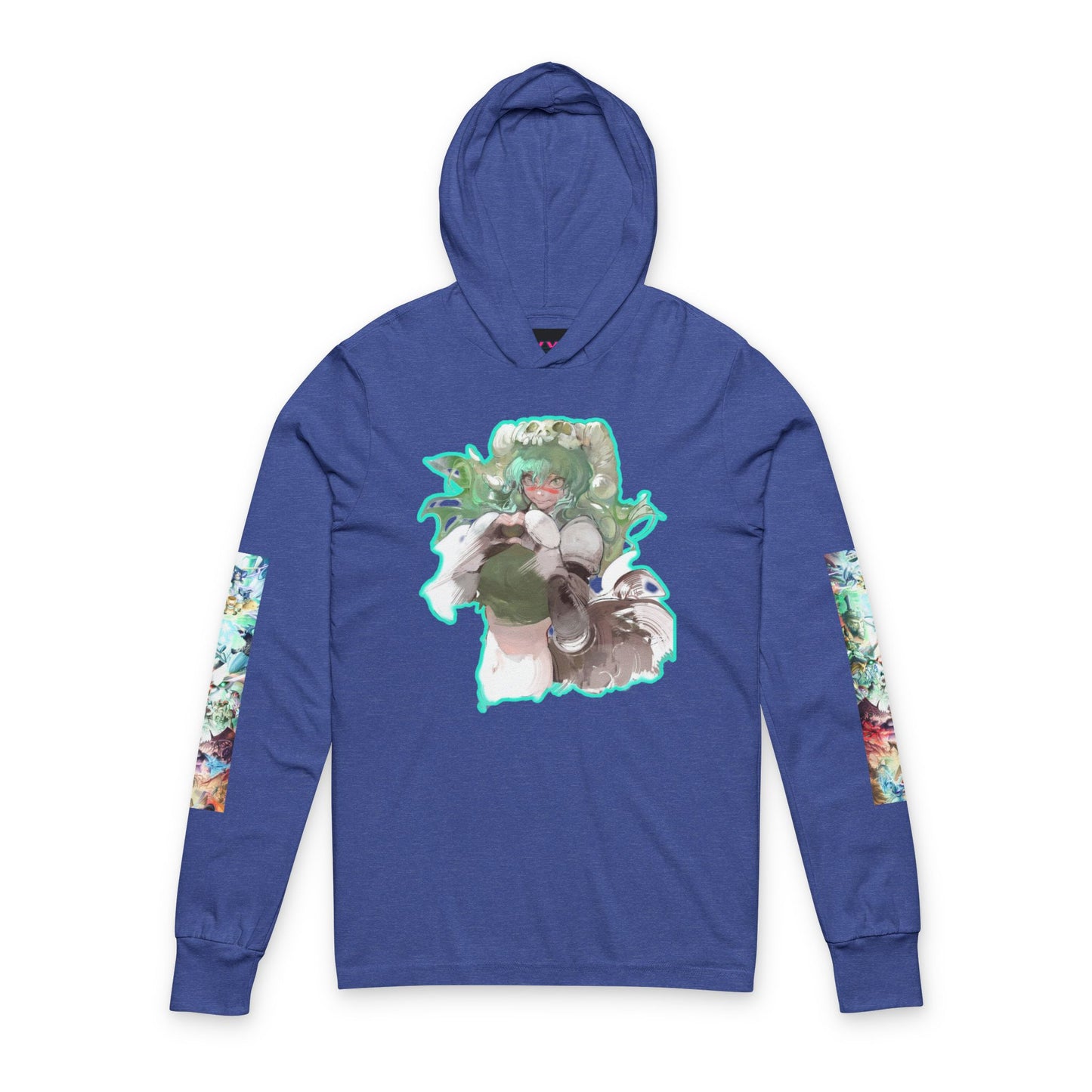 Anime-Inspired bleach Unisex Hooded Long Sleeve Tee, Trendy Streetwear, Cozy Layering Piece, Perfect for Anime Fans, Casual Wear, Gift for Holidays
