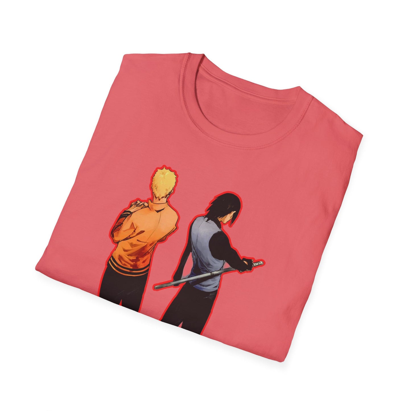 Dynamic Duo Naruto Unisex T-Shirt, Casual Graphic Tee, Perfect Gift for Friends, Birthday Apparel, Fan Merchandise