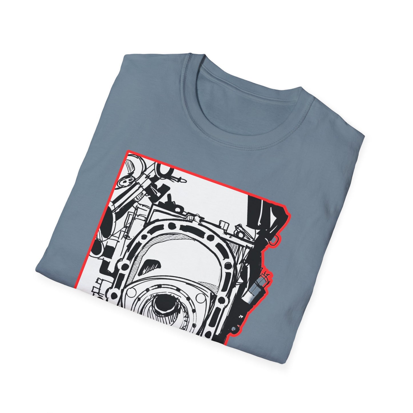 Automotive initial D 16 Eye Art T-Shirt, Gearhead Apparel, Car Enthusiast Gift, Unique Graphic Tee, Vehicle Lover's Top, Creative Statement Shirt