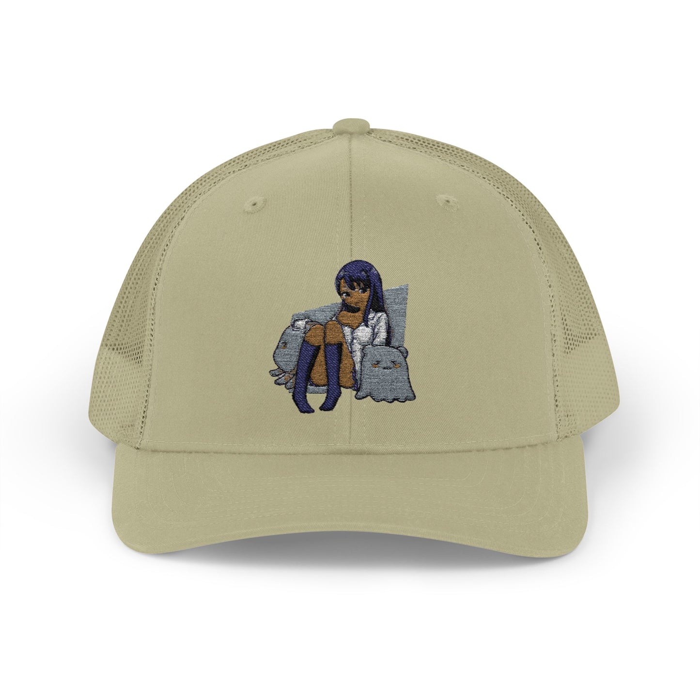 Chic Embroidered Snapback Trucker Cap, Stylish Hat for Women, Casual Fashion Accessory, Perfect Gift, Summer Vibes