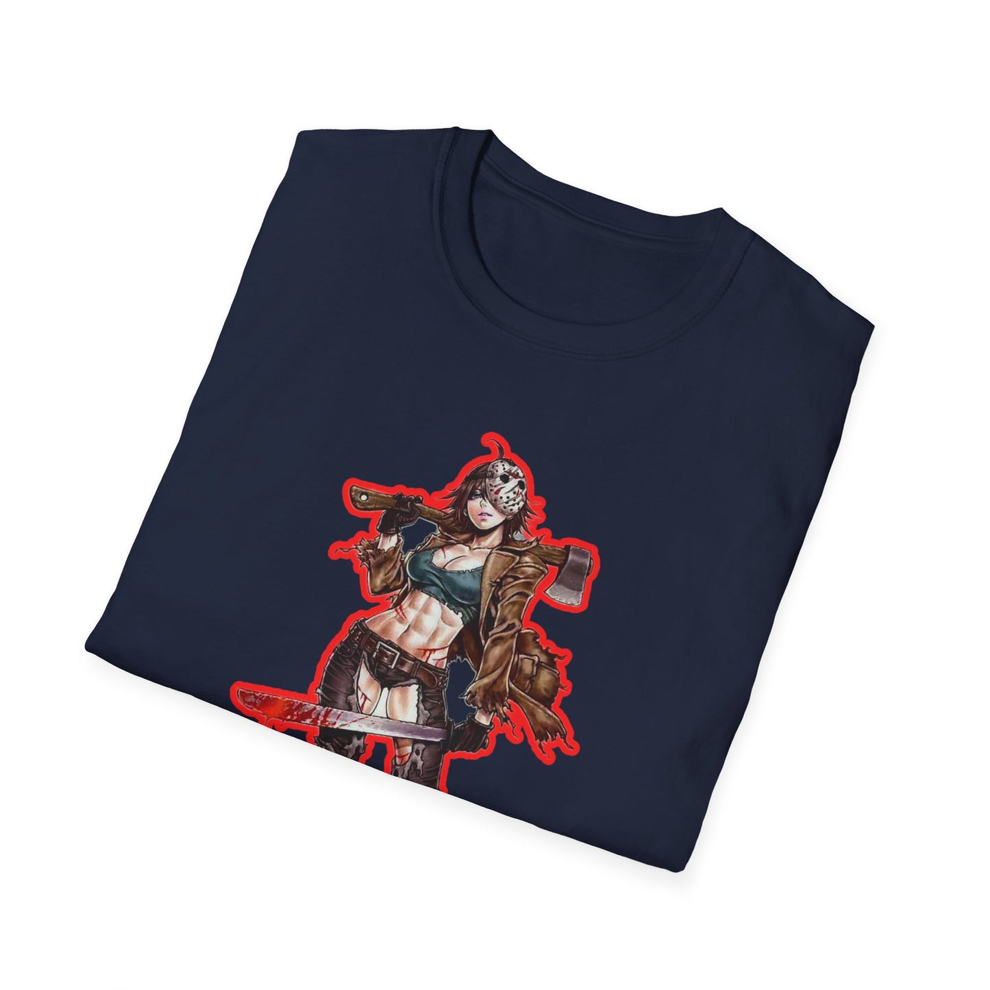 Anime-Inspired spooky season masters of horror 2Unisex Softstyle T-Shirt, Casual Top for Anime Lovers, Perfect Gift for Birthdays, Conventions, Cosplay, Fashion Statement