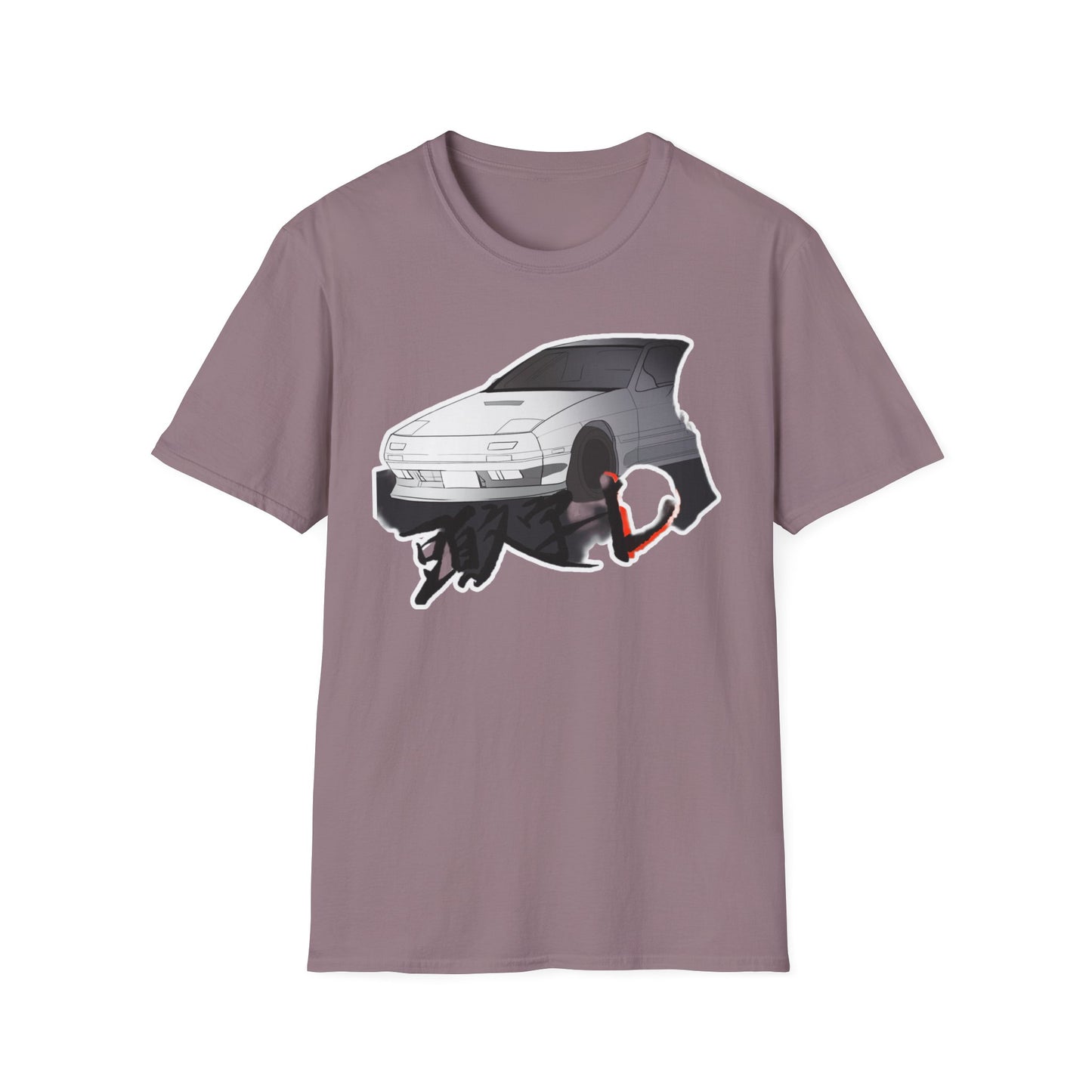 Cool Car Graphic initial D Unisex Tee, Softstyle T-Shirt for Auto Enthusiasts, Perfect Gift for Birthdays and Car Shows, Casual Everyday Wear