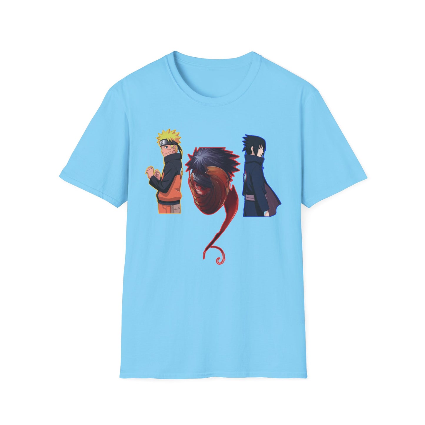 Anime-Inspired Naruto 5 Unisex Softstyle T-Shirt, Graphic Tee for Fans, Casual Wear, Gift for Birthdays, Cosplay, and Conventions