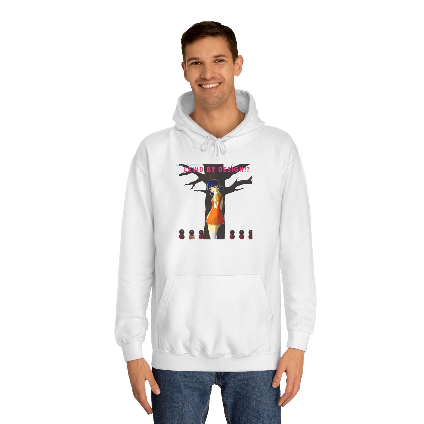 Trendy Anime College Hoodie, Cozy Unisex Sweatshirt, Perfect Gift for Students, Casual Streetwear, Unique Graphic Pullover