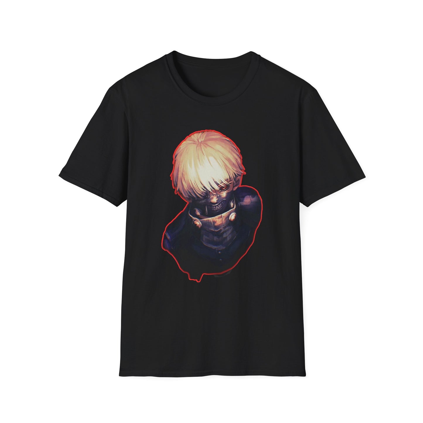 Stylish Unisex Graphic Tee tokyo ghoul style 5- Trendy Softstyle T-Shirt for Casual Wear, Gifts, Anime Fans, Everyday Comfort, Summer Outfits