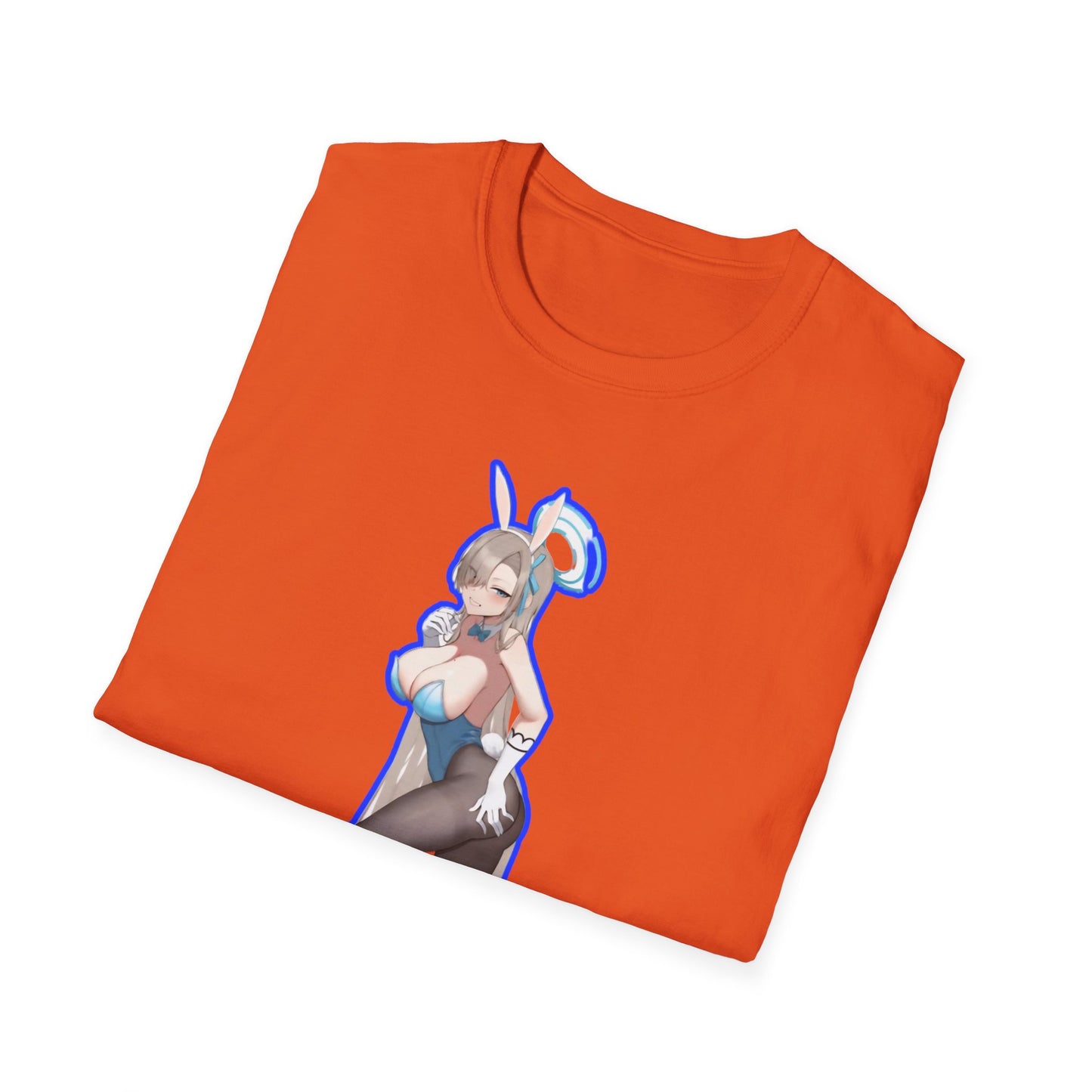 Cute Anime lewd style bunny 3-inspired Unisex T-Shirt with Playful Designs, Perfect for Niche Enthusiasts, Gift for Cosplay Events, Trendy Streetwear