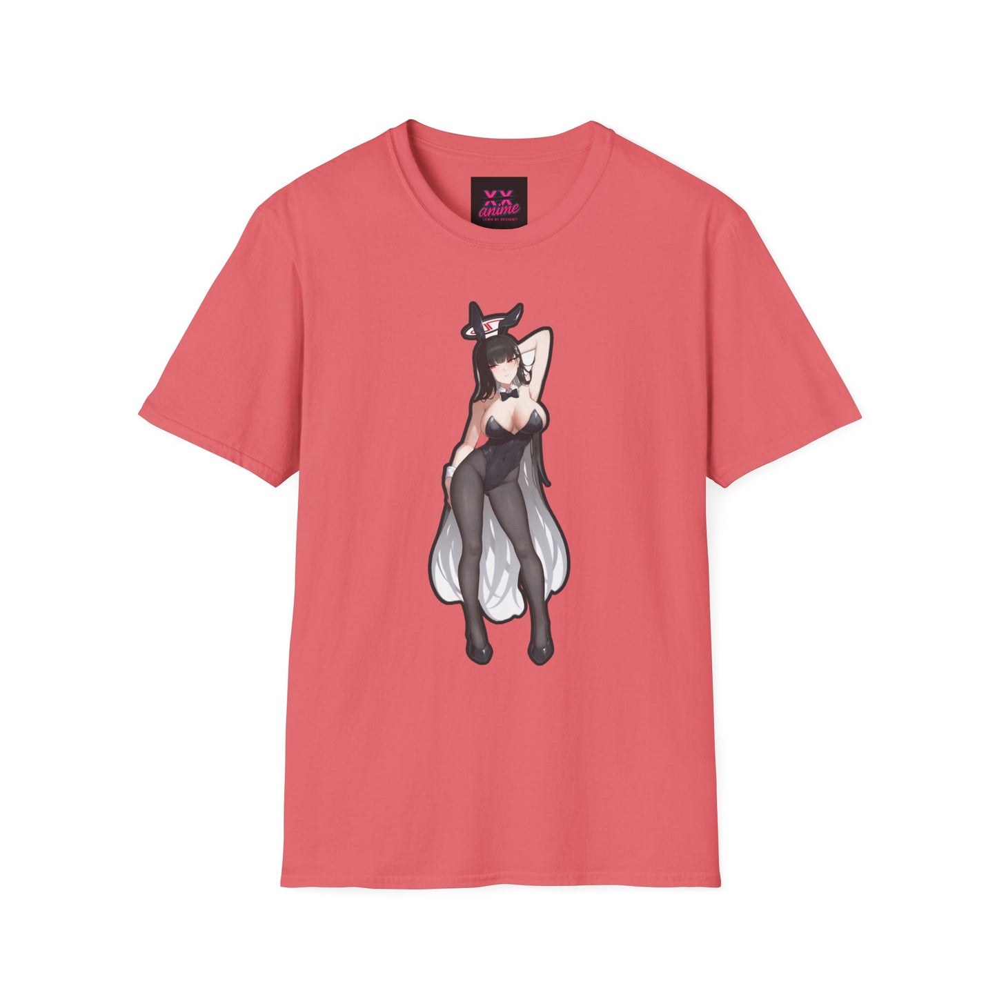 Anime-Inspired Witchy lewd bunny 2 T-Shirt: Spooky Season Vibe, Perfect for Comic Con, Halloween Party, or Casual Wear, Unisex Softstyle Tee, [...]