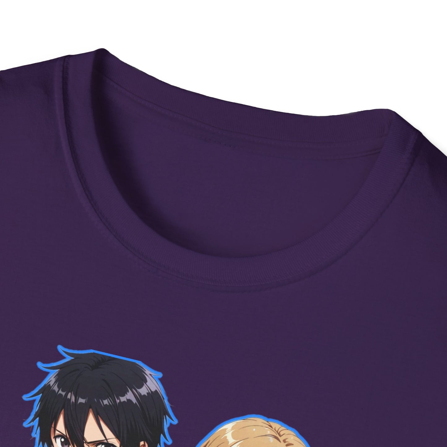 Anime-Inspired sao 10 Unisex Softstyle T-Shirt, Casual Wear, Gift for Otaku, Birthday Present, Soft Graphic Tee