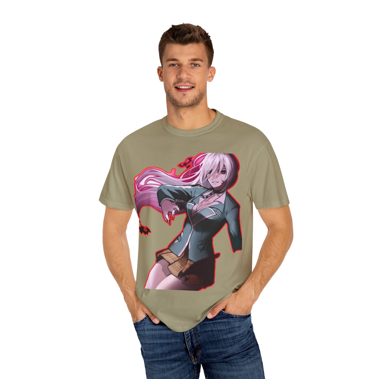 Anime-Themed T-Shirt Featuring Bold Artwork