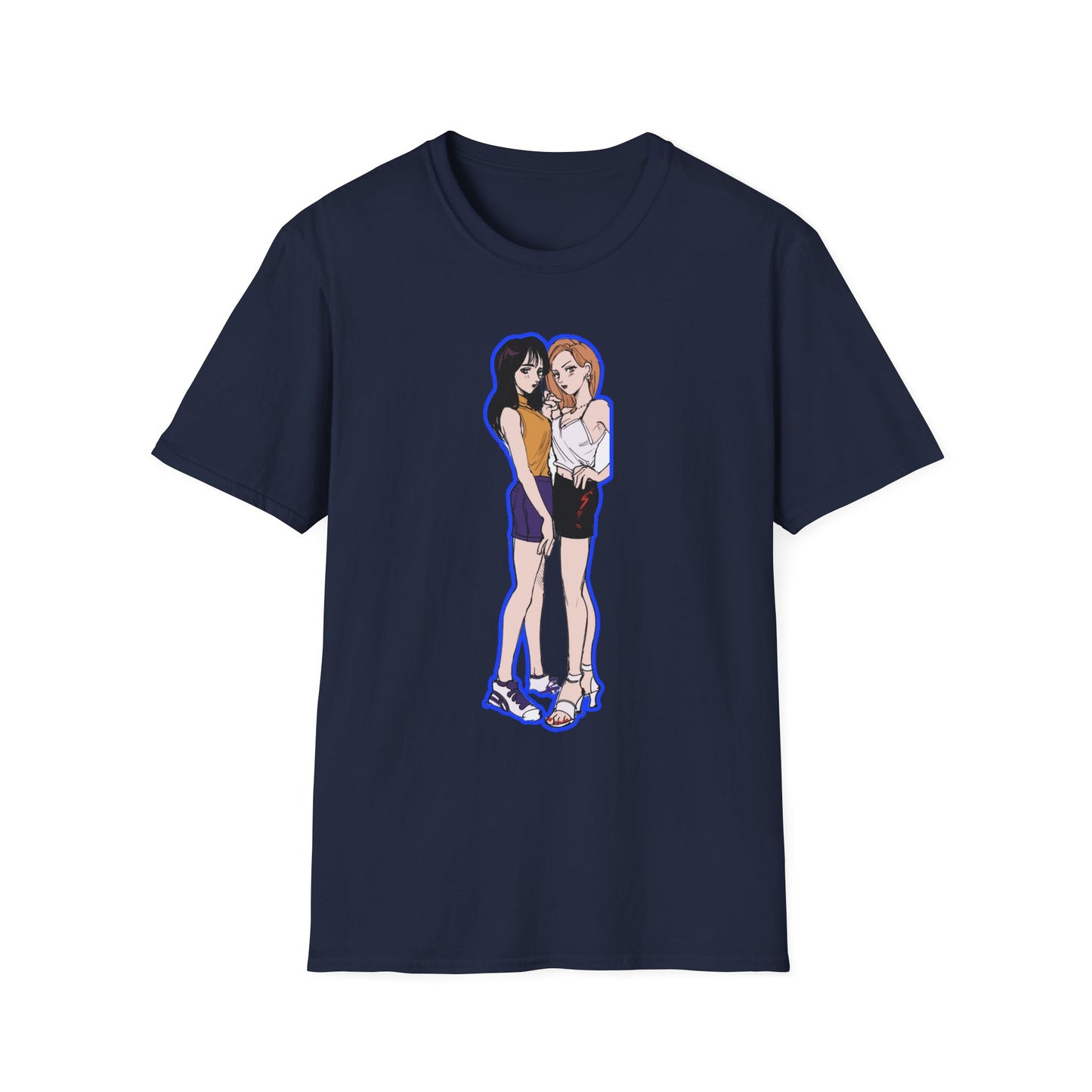 Trendy Graphic initial D 14 T-Shirt for Couples | Cute Relationship Gift | LGBTQ+ Pride | Casual Streetwear | Summer Vibes | Love Tees