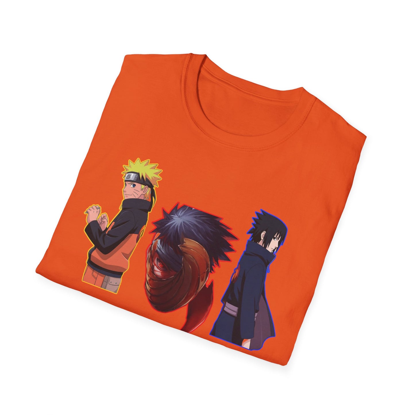 Anime-Inspired Naruto 5 Unisex Softstyle T-Shirt, Graphic Tee for Fans, Casual Wear, Gift for Birthdays, Cosplay, and Conventions