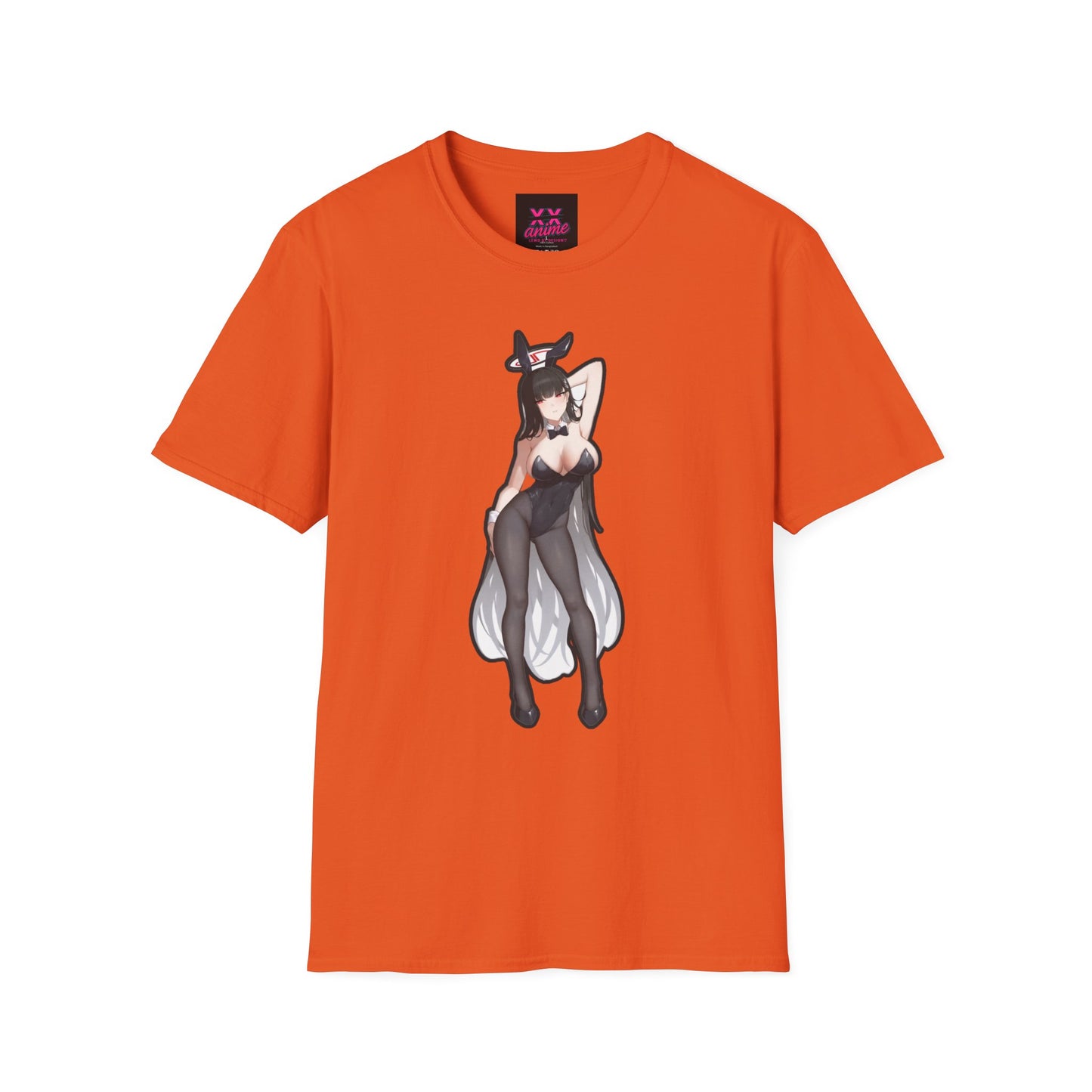 Anime-Inspired Witchy lewd bunny 2 T-Shirt: Spooky Season Vibe, Perfect for Comic Con, Halloween Party, or Casual Wear, Unisex Softstyle Tee, [...]
