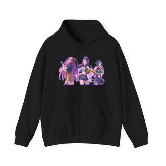 Vibrant Graphic kpop  Hoodie: Unisex Heavy Blend Sweatshirt, Cozy Gift, Casual Style, Anime Fashion, Streetwear, Everyday Wear