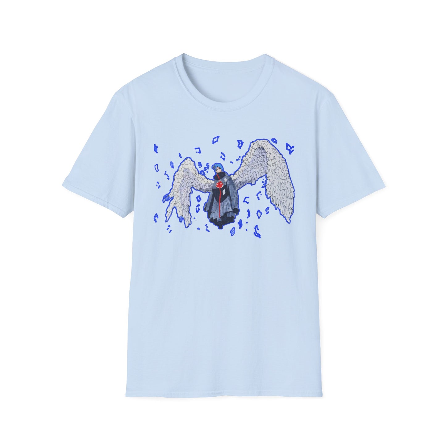 Angel Wings  Naruto Unisex Softstyle T-Shirt | Casual Aesthetic Tee for Daily Wear, Gift for Her, Art-Inspired Fashion, Unique Graphic Tee
