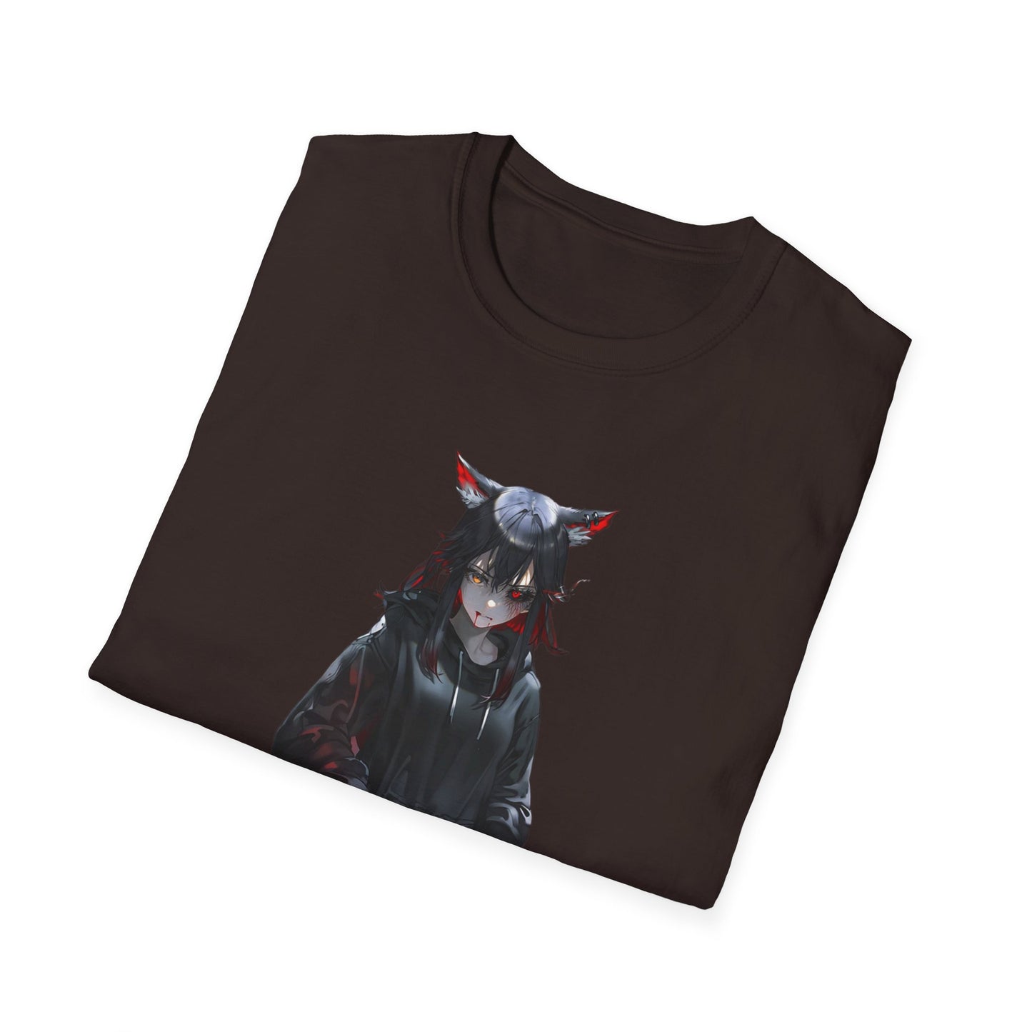 Anime-Inspired Graphic tokyo ghoul style 6T-Shirt, Unisex Softstyle Tee, Casual Wear, Gift for Otaku, Anime Expo, Trendy Streetwear, Unique Fashion